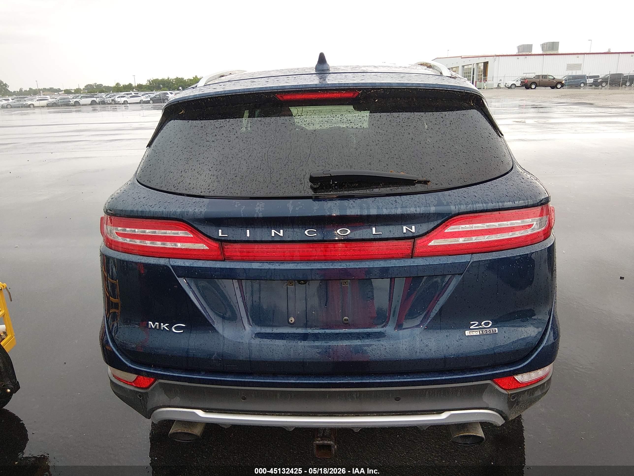 2015 Lincoln Mkc   Dark Blue vin: 5LMCJ1A99FUJ03893