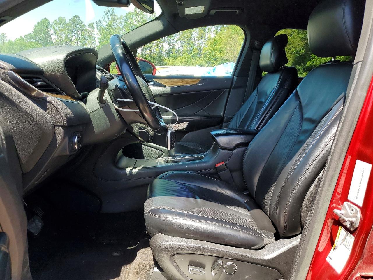 2015 Lincoln Mkc Red vin: 5LMCJ1A9XFUJ09976