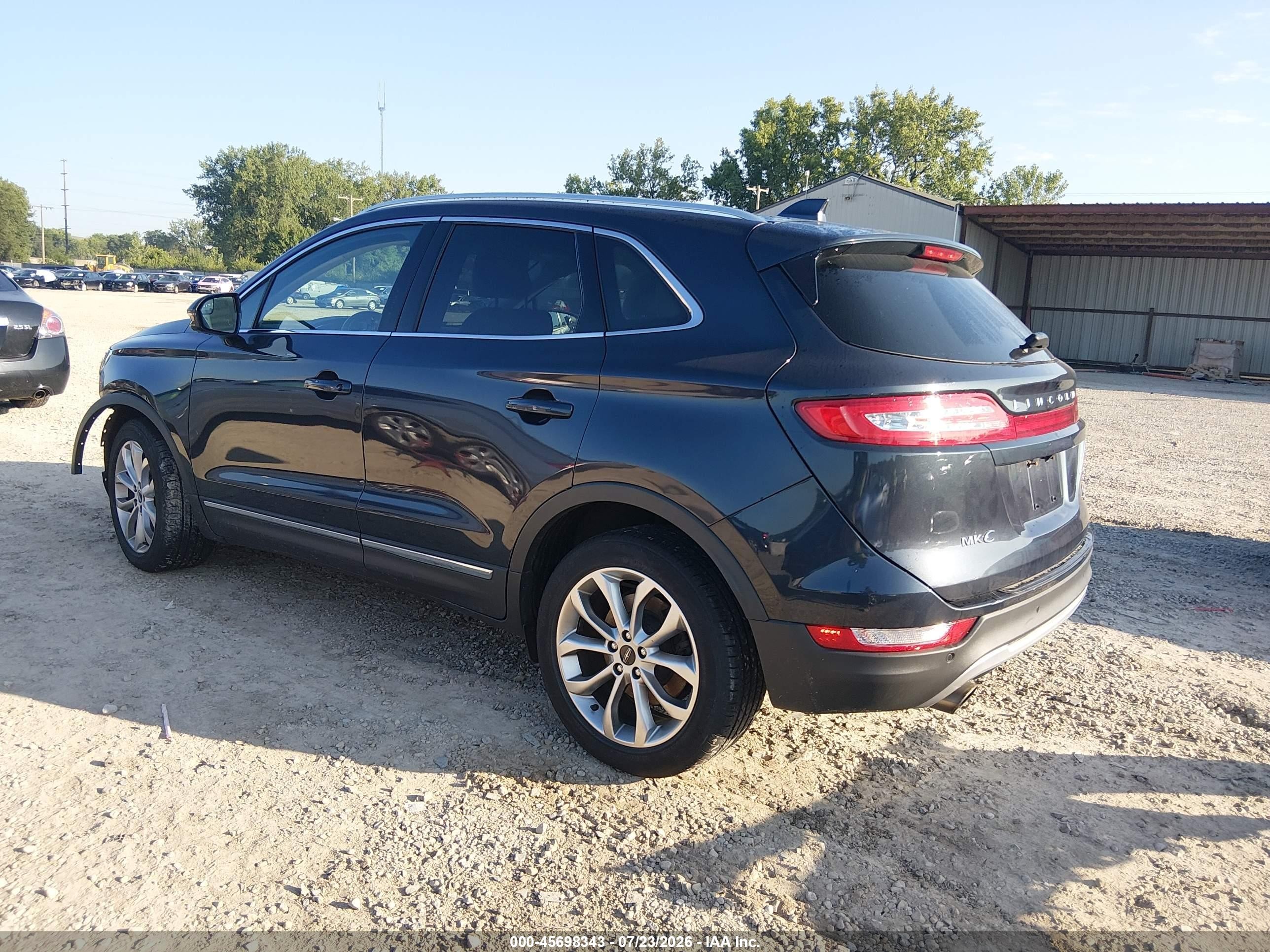2015 Lincoln Mkc Black vin: 5LMCJ1A9XFUJ10755