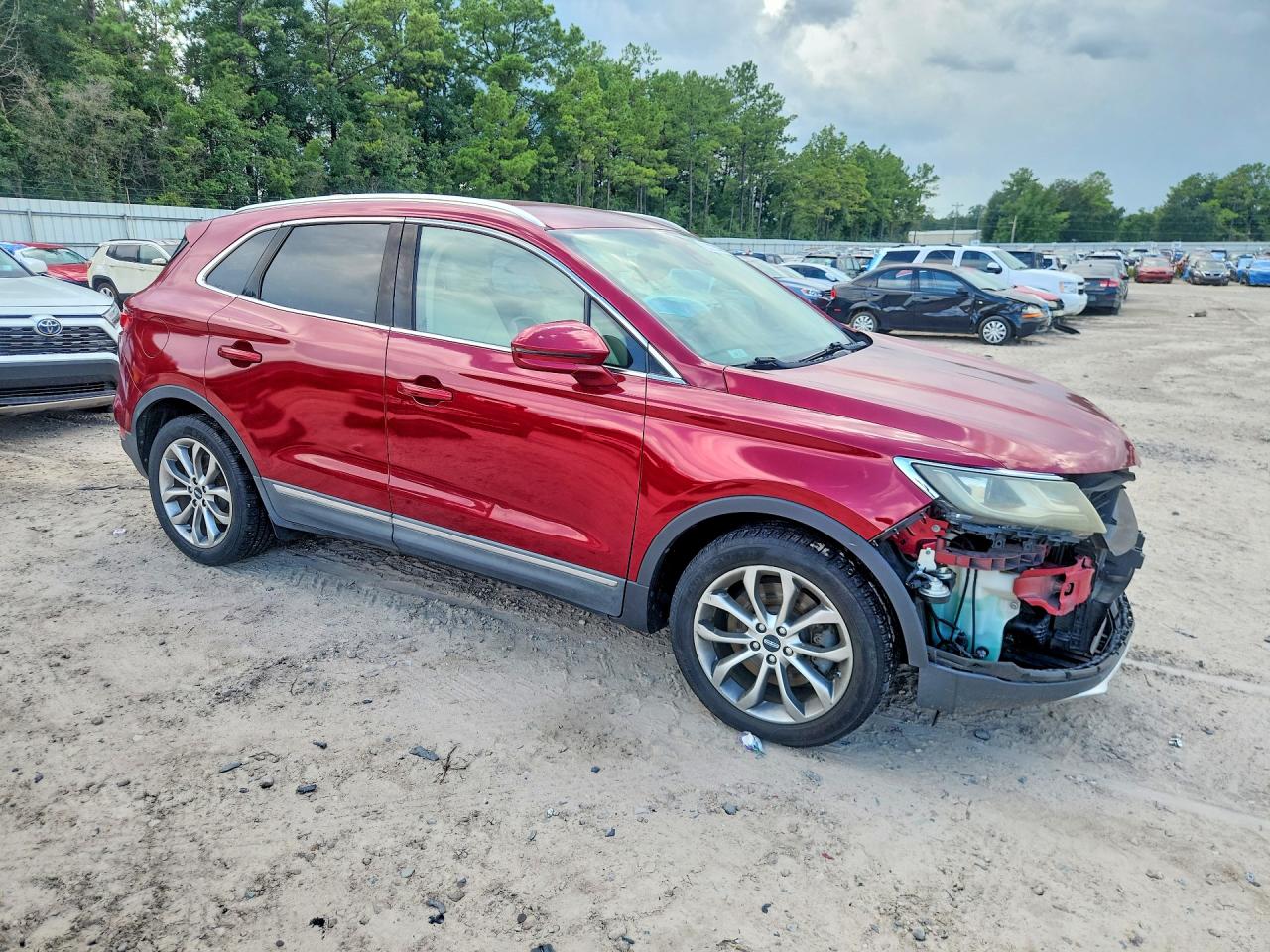 2015 Lincoln Mkc Red vin: 5LMCJ1A9XFUJ18239
