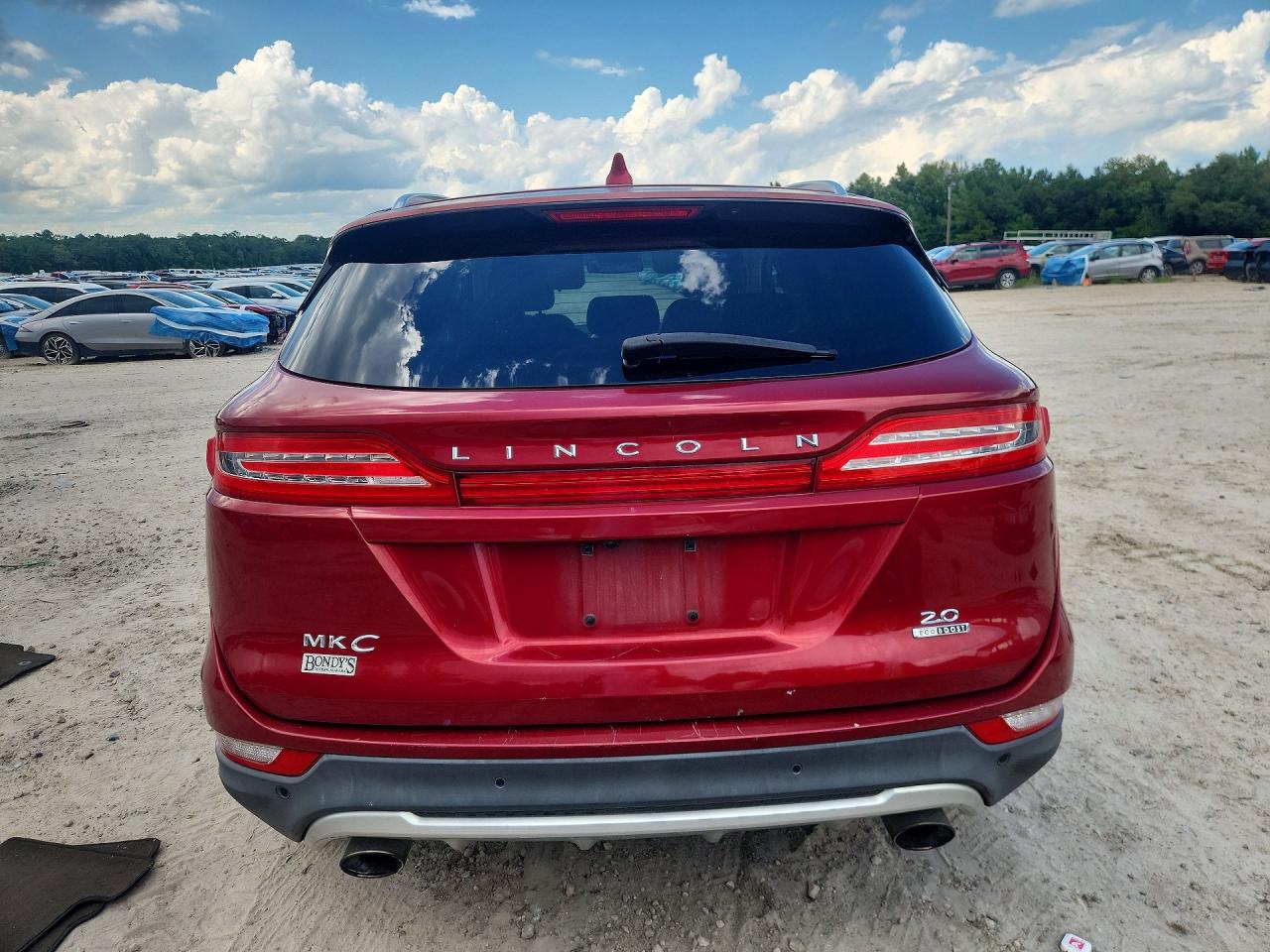 2015 Lincoln Mkc Red vin: 5LMCJ1A9XFUJ18239
