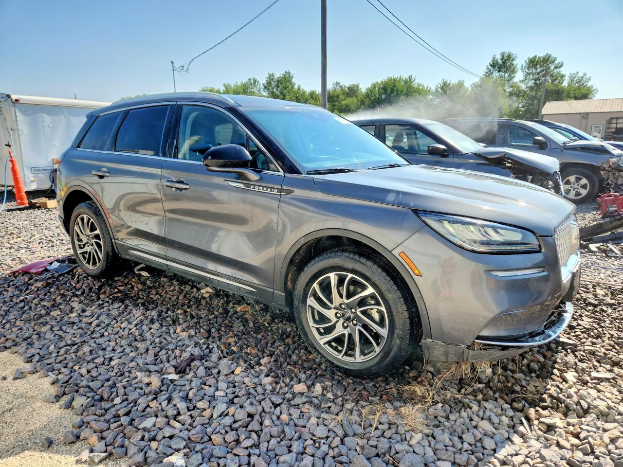 2021 Lincoln Corsair Gray vin: 5LMCJ1C90MUL04902
