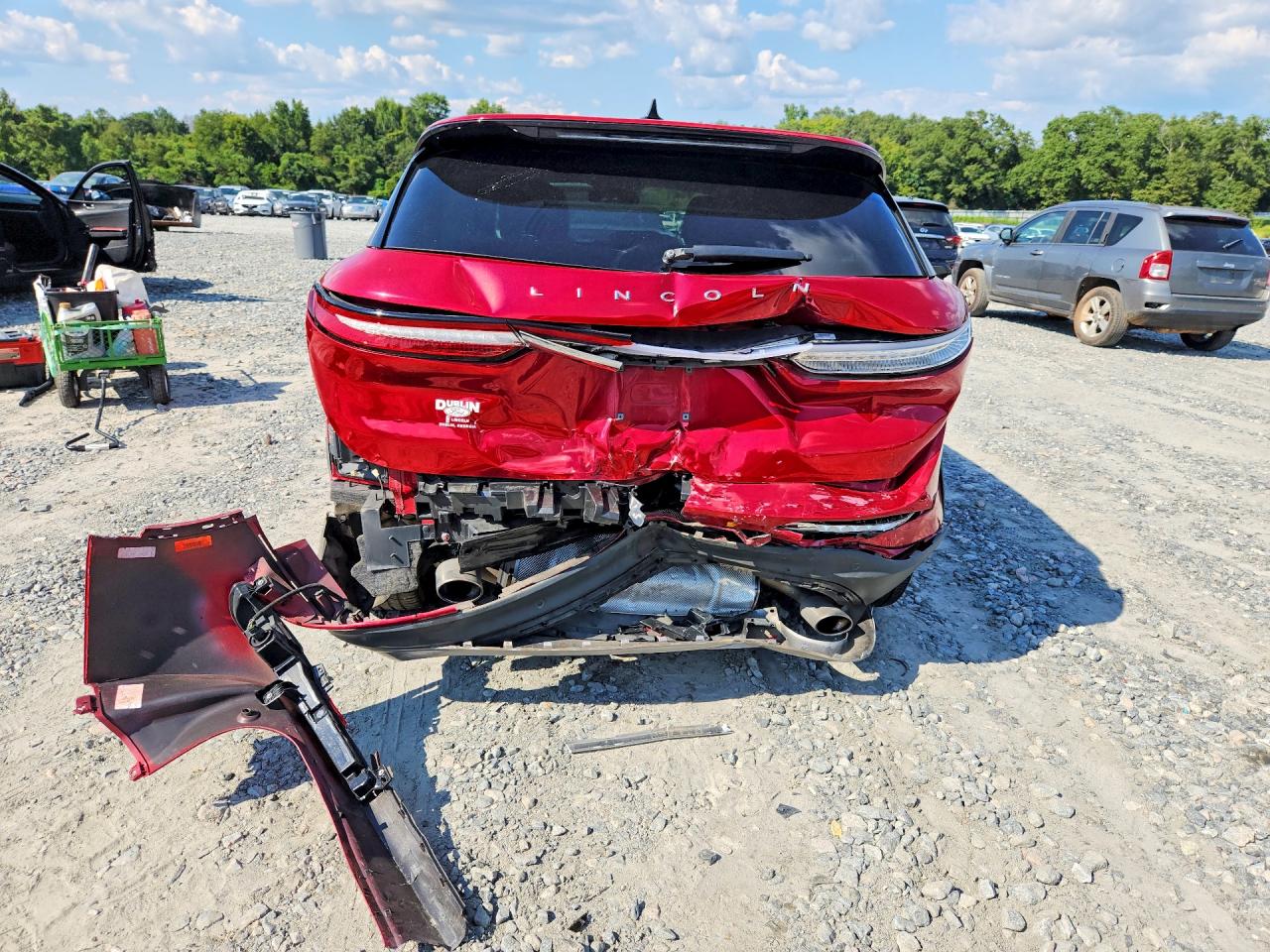 2020 Lincoln Corsair Red vin: 5LMCJ1C97LUL13806