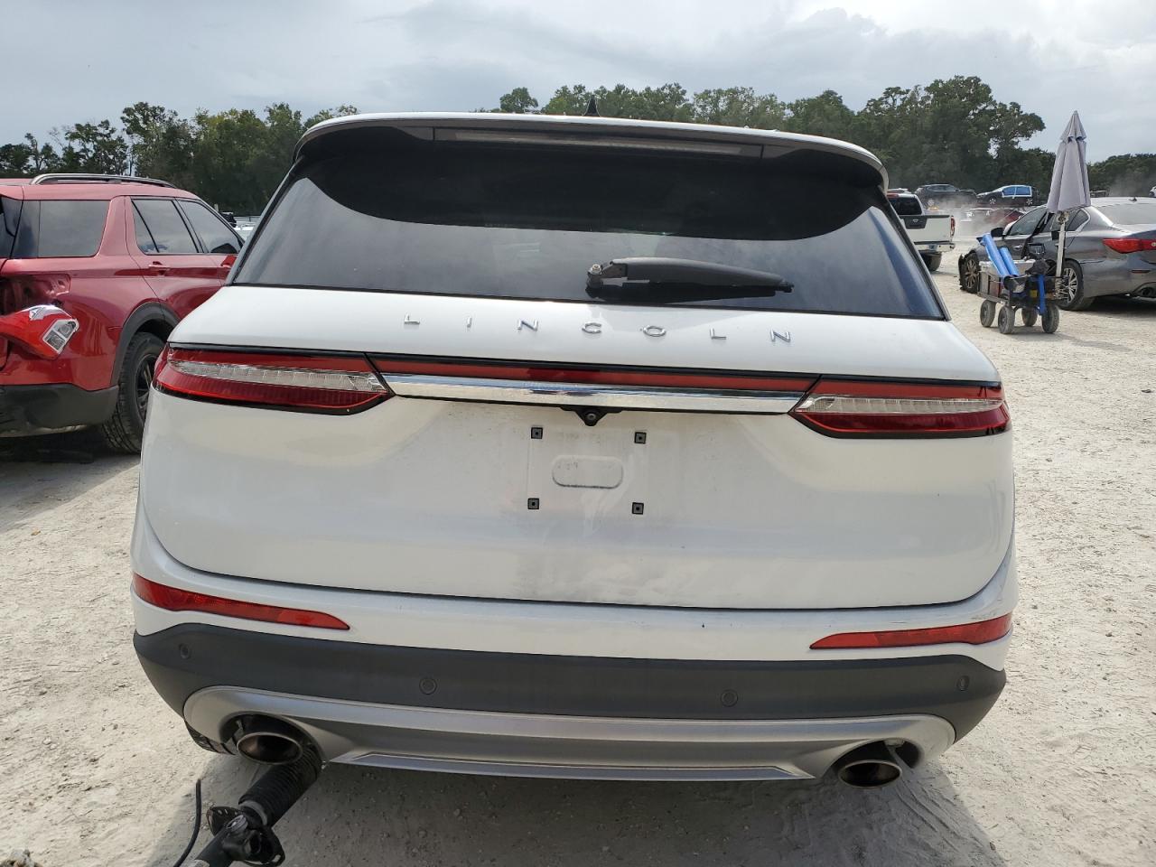 2021 Lincoln Corsair Белый vin: 5LMCJ1C97MUL04248