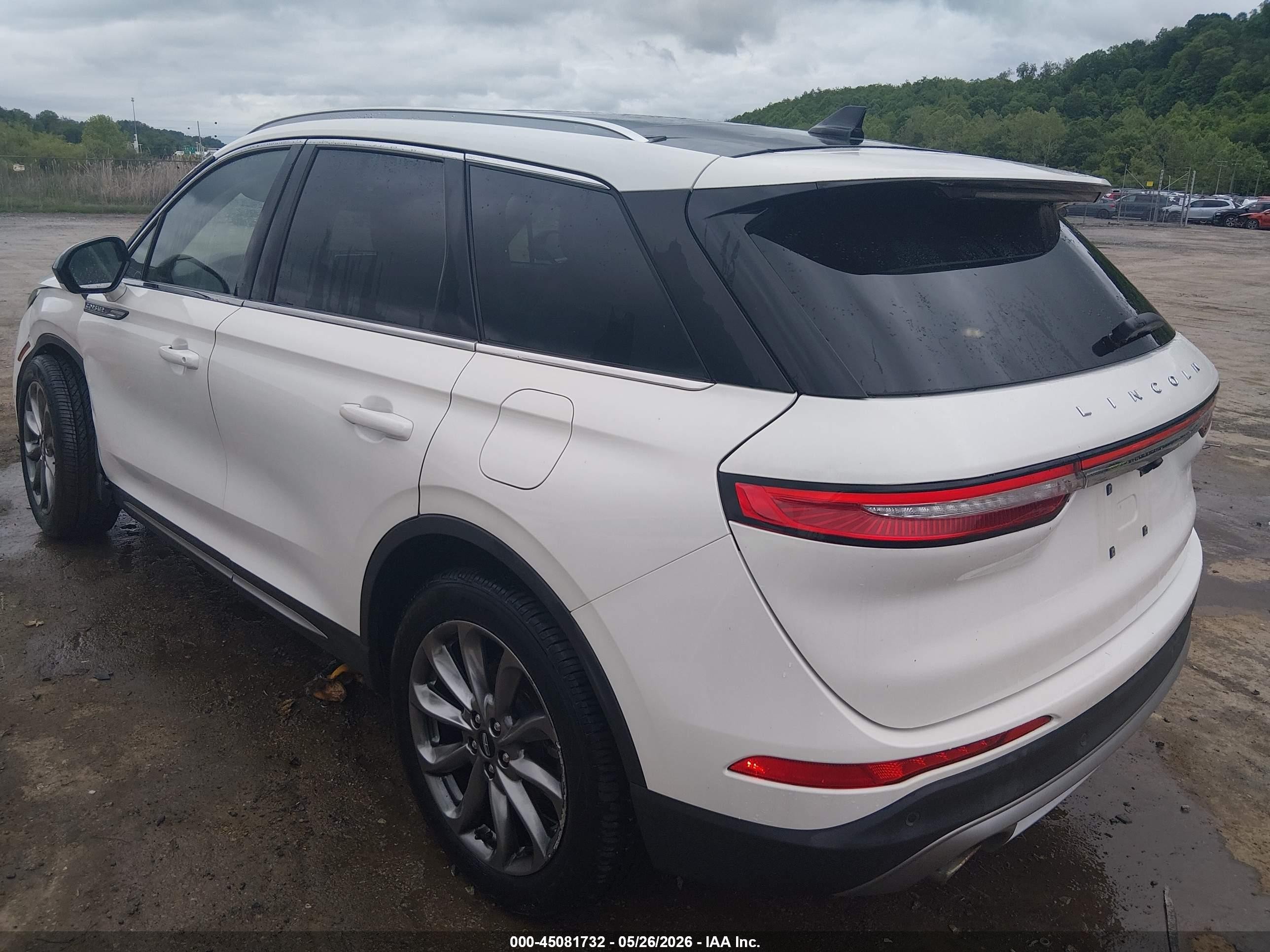 2021 Lincoln Corsair Standard Белый vin: 5LMCJ1D96MUL13750