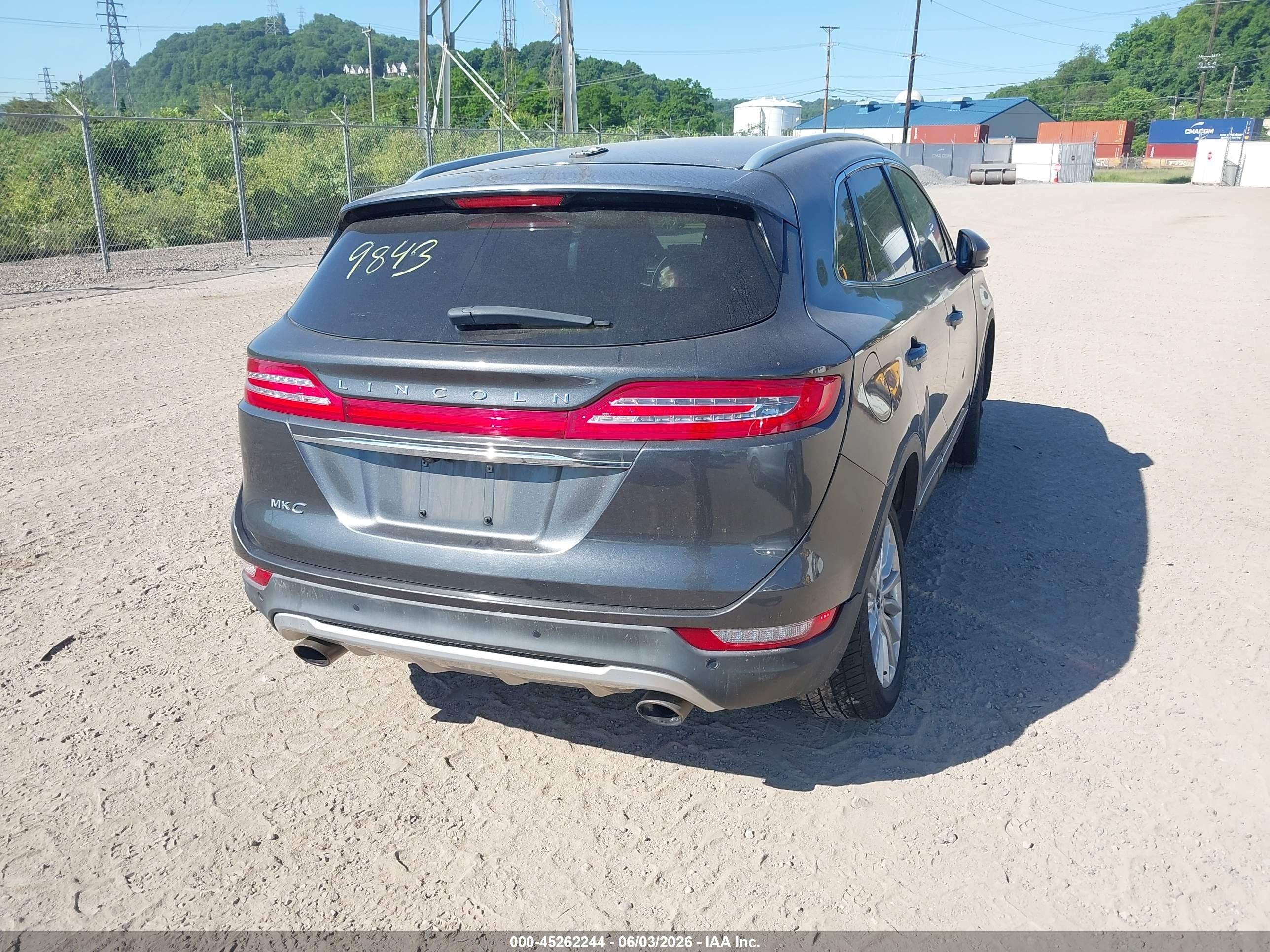 2019 Lincoln Mkc Standard Black vin: 5LMCJ1D98KUL09843