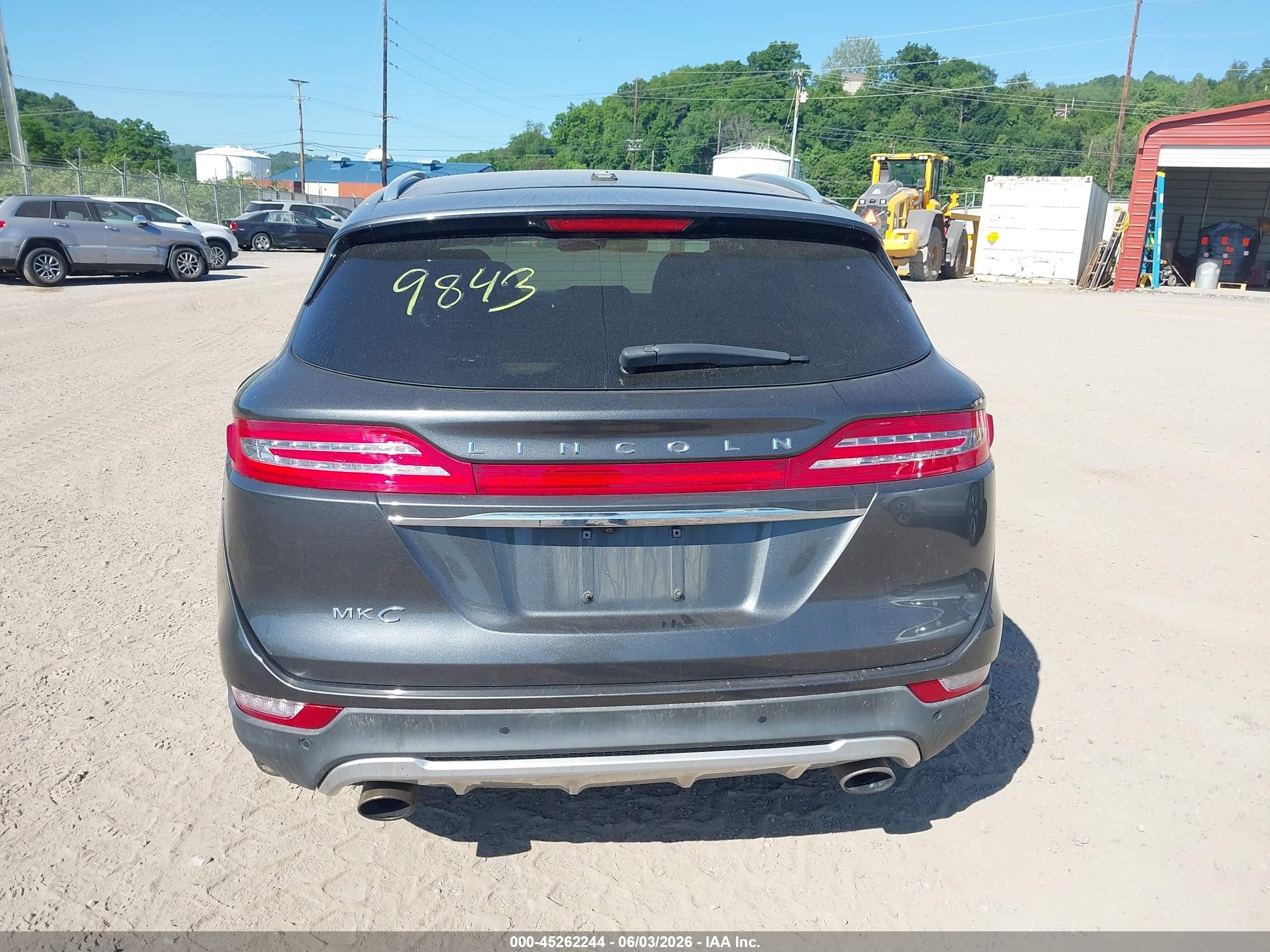 2019 Lincoln Mkc Standard Black vin: 5LMCJ1D98KUL09843