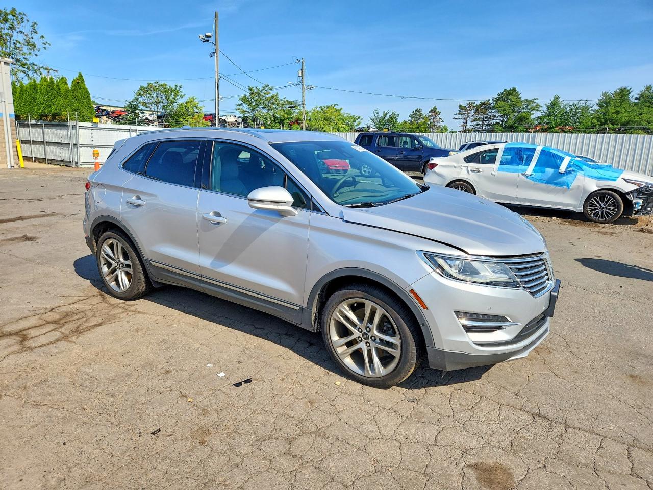 2015 Lincoln Mkc Silver vin: 5LMCJ2A90FUJ03478