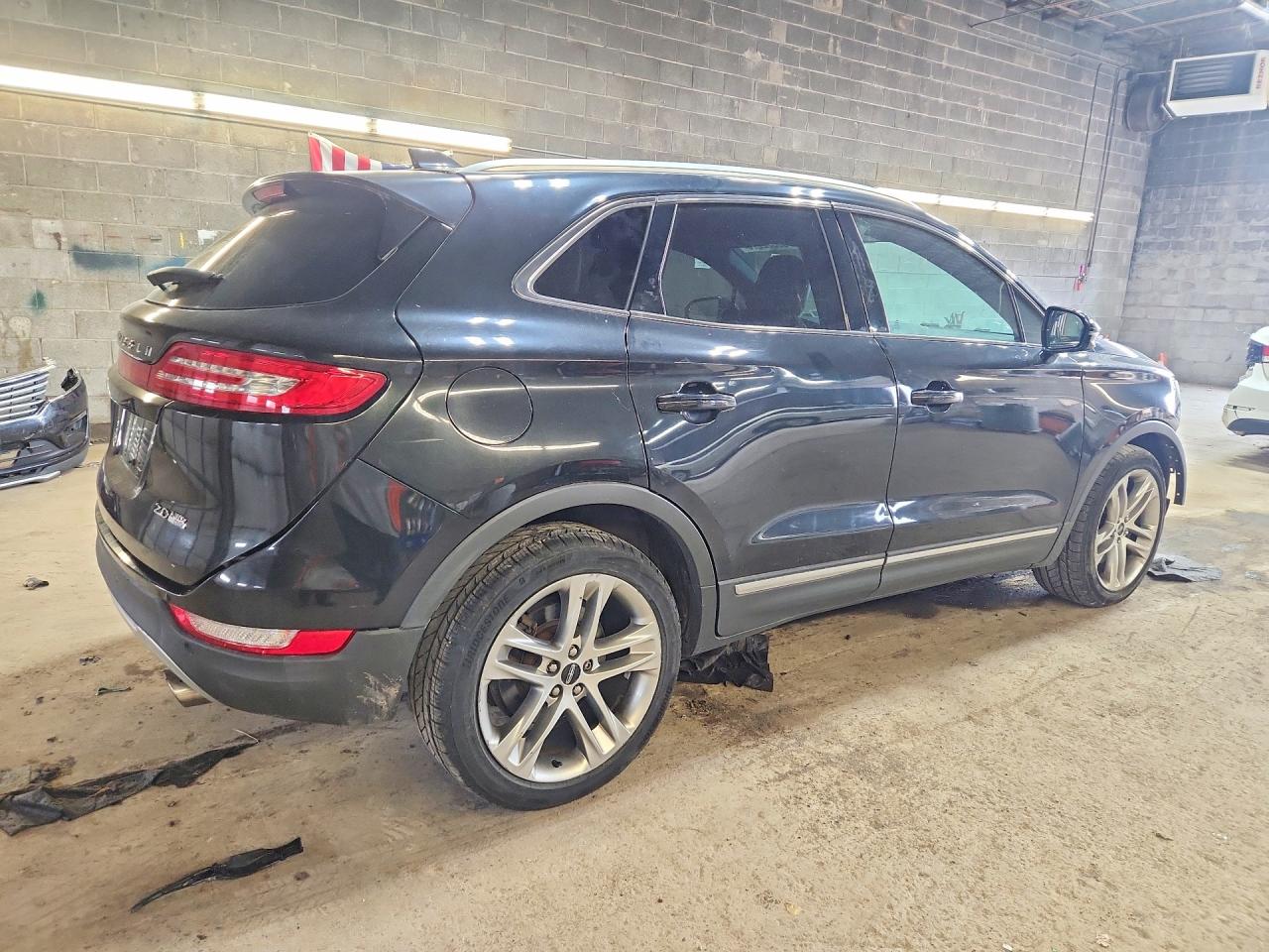 2015 Lincoln Mkc Black vin: 5LMCJ2A91FUJ46968