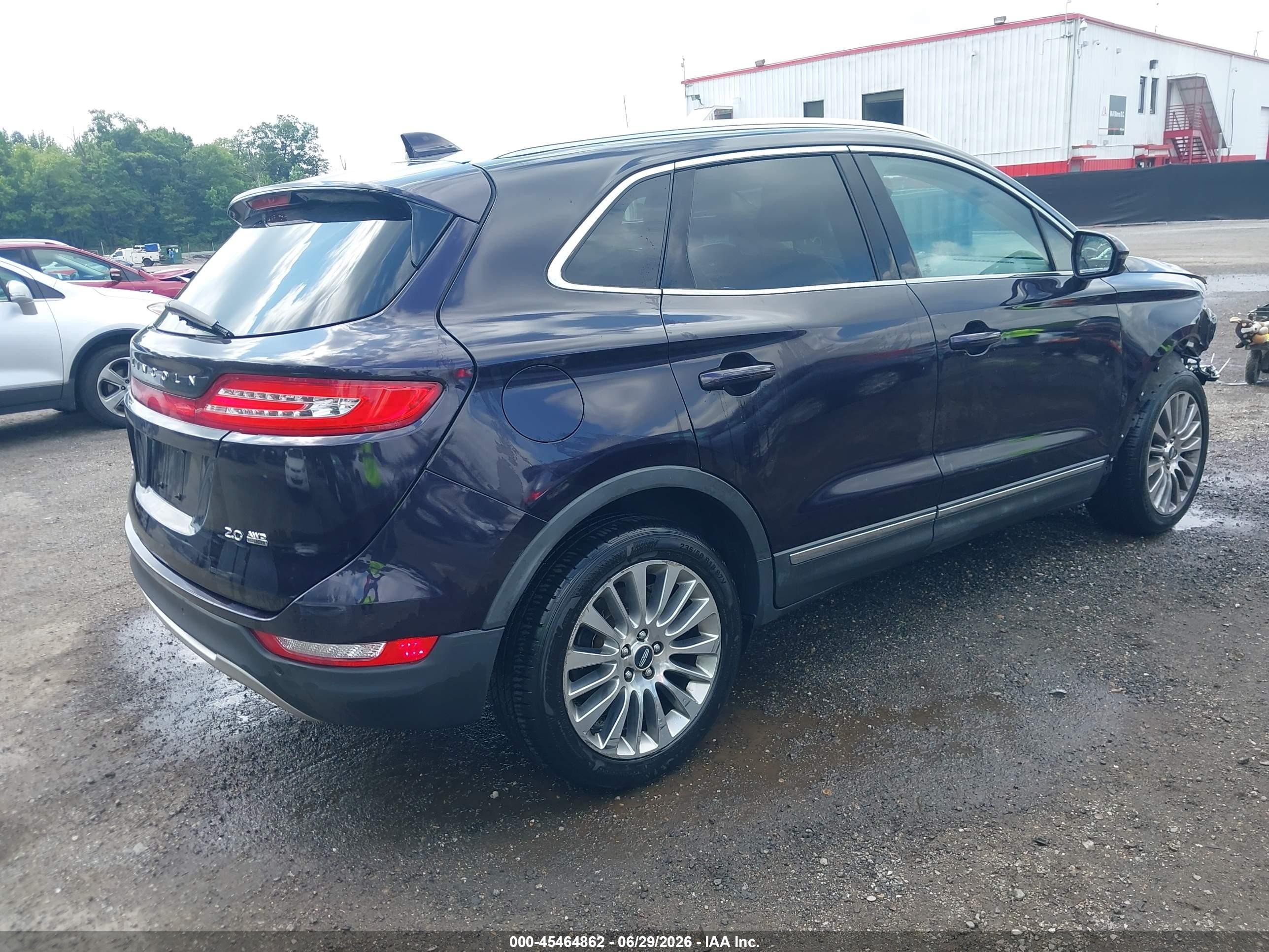 2015 Lincoln Mkc   Purple vin: 5LMCJ2A92FUJ05748
