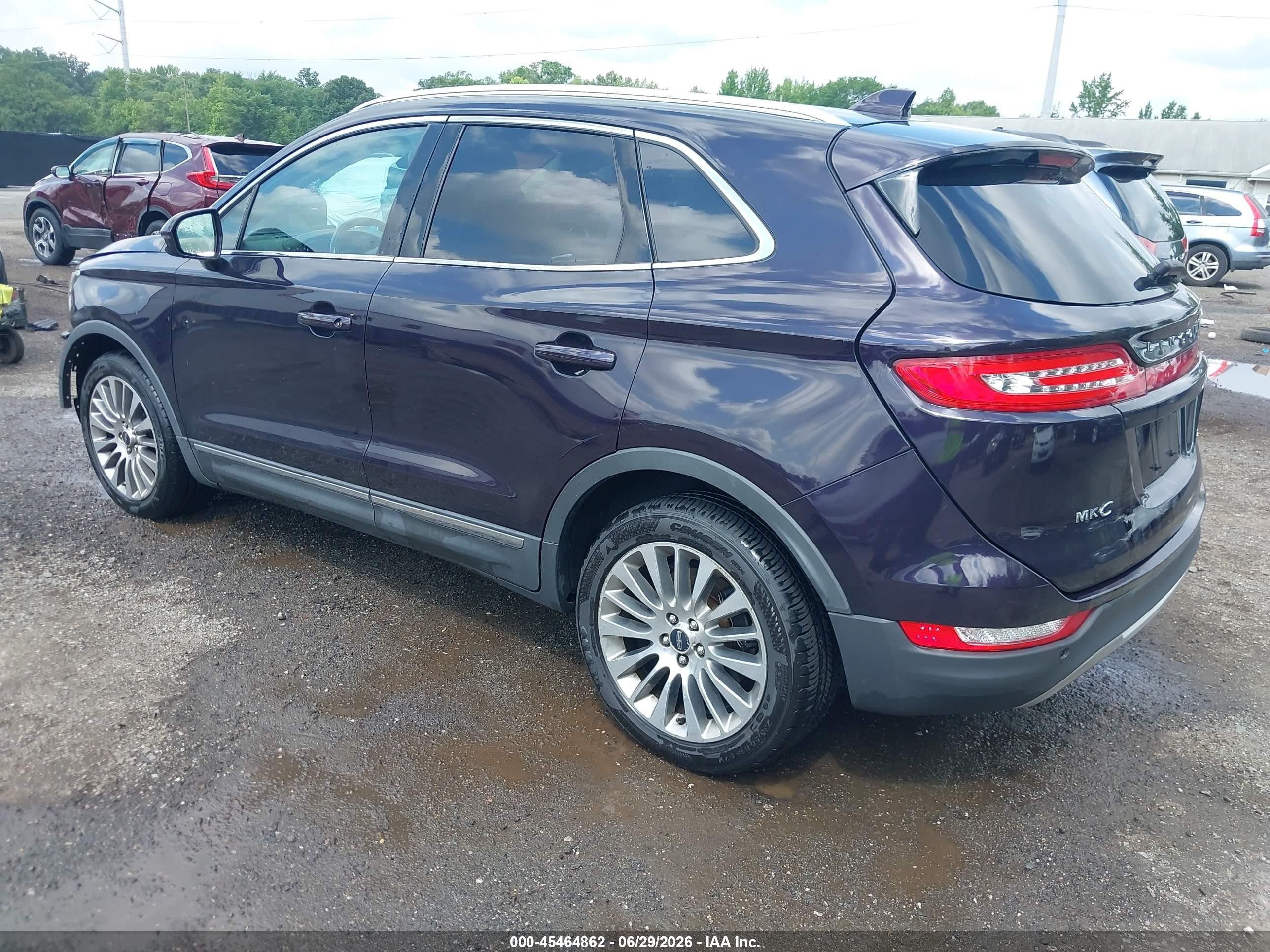 2015 Lincoln Mkc   Purple vin: 5LMCJ2A92FUJ05748