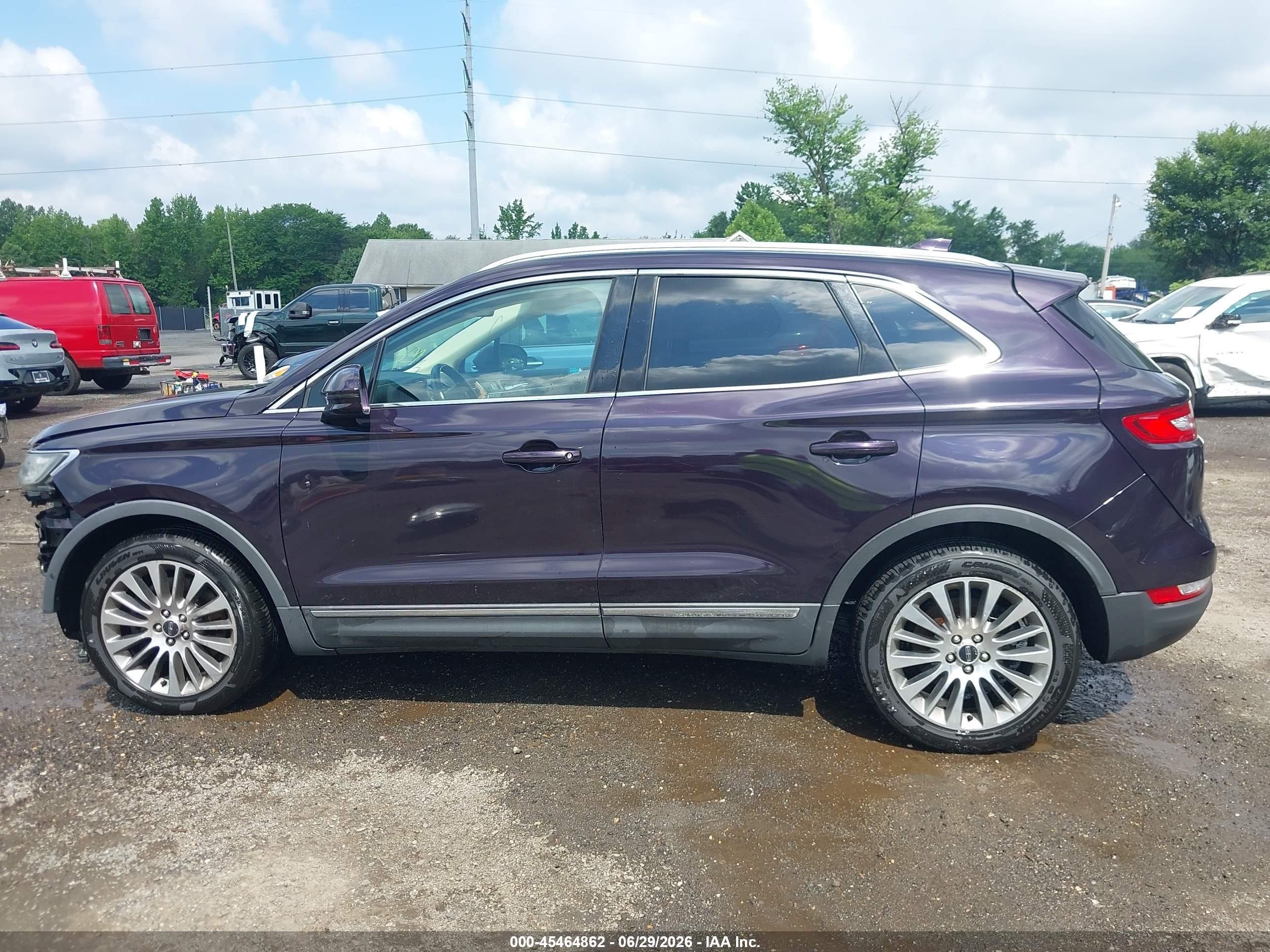 2015 Lincoln Mkc   Purple vin: 5LMCJ2A92FUJ05748