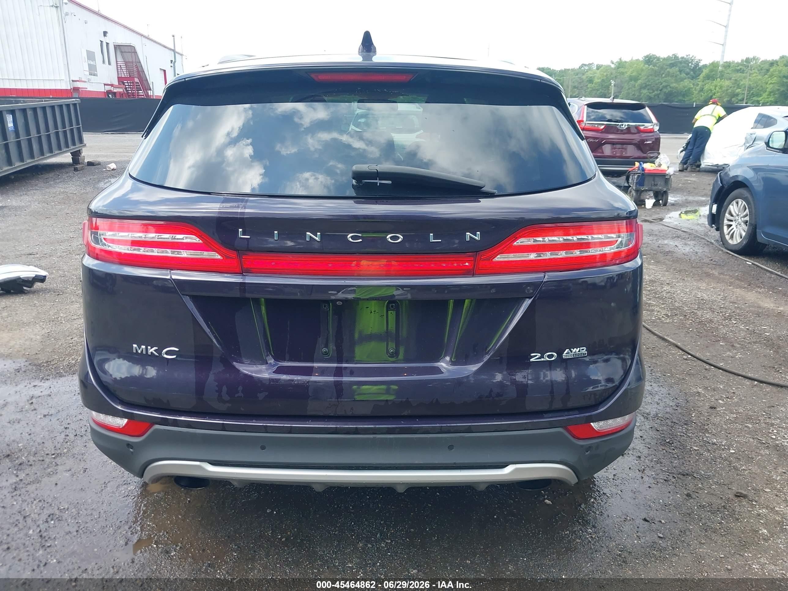 2015 Lincoln Mkc   Purple vin: 5LMCJ2A92FUJ05748
