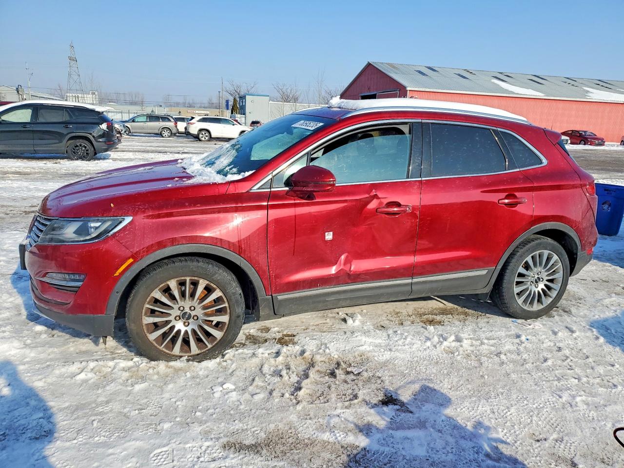 2015 Lincoln Mkc Red vin: 5LMCJ2A92FUJ22257