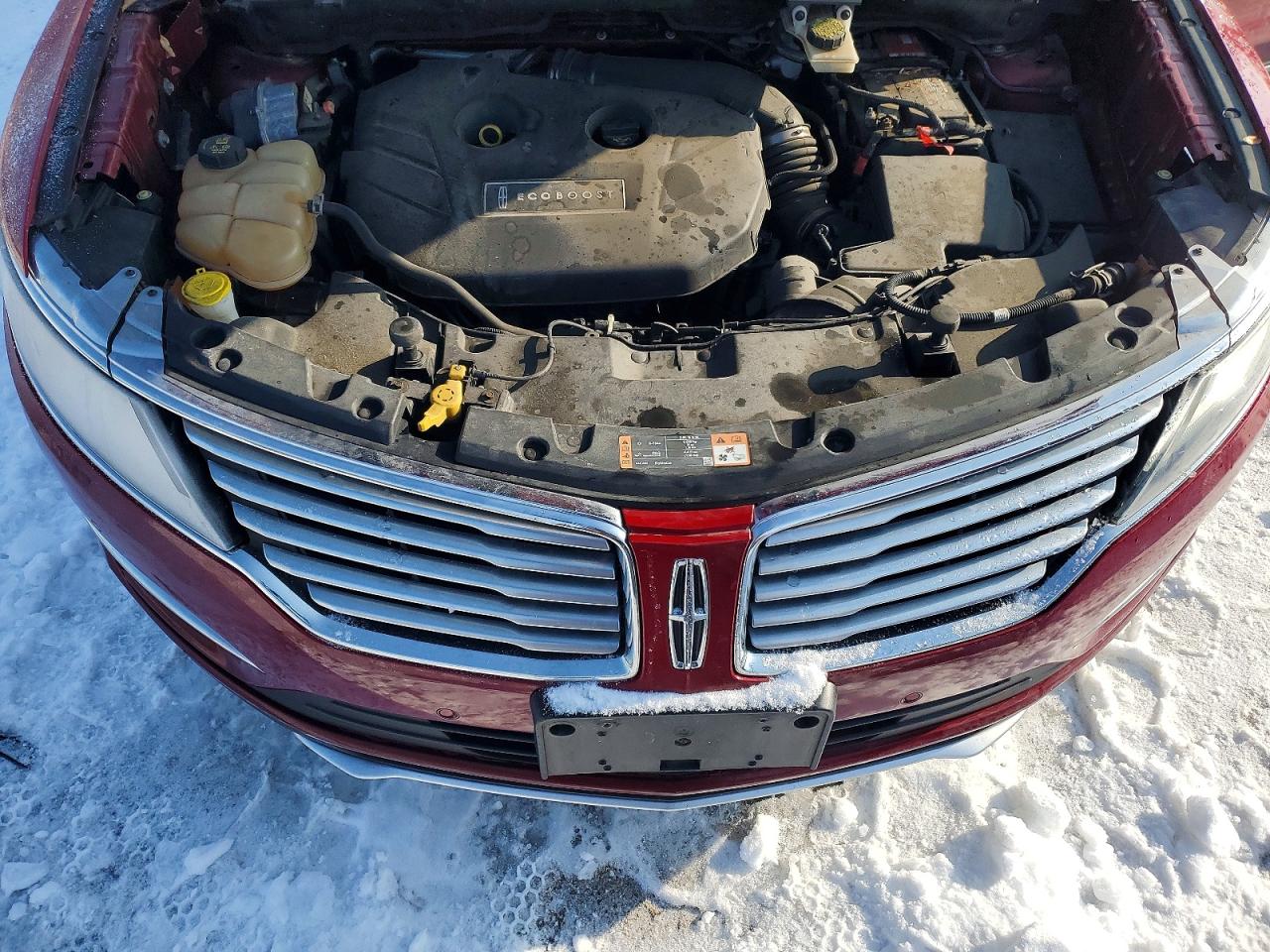 2015 Lincoln Mkc Red vin: 5LMCJ2A92FUJ22257