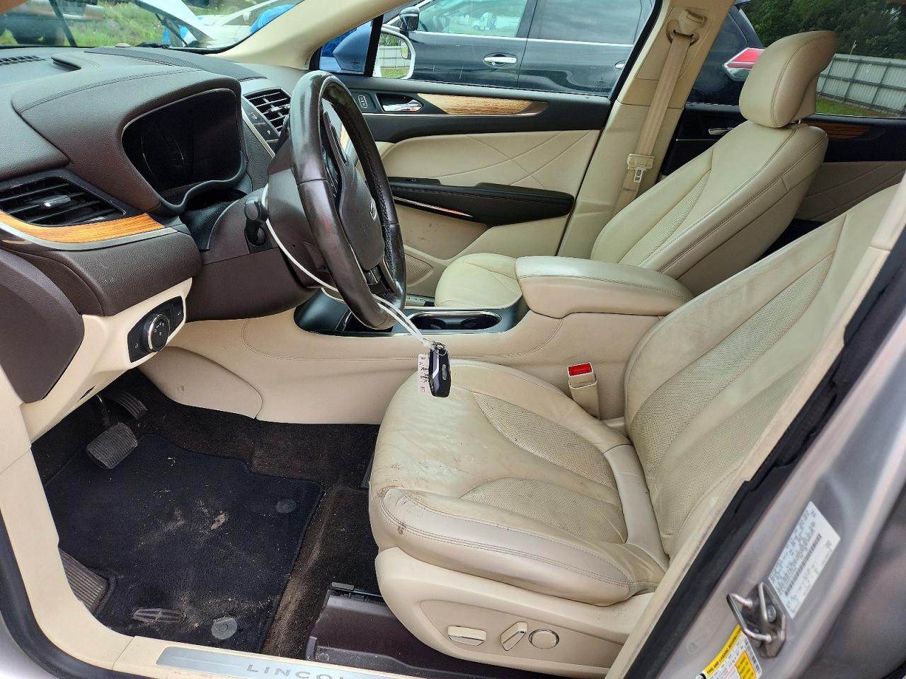 2015 Lincoln Mkc Silver vin: 5LMCJ2A92FUJ27054
