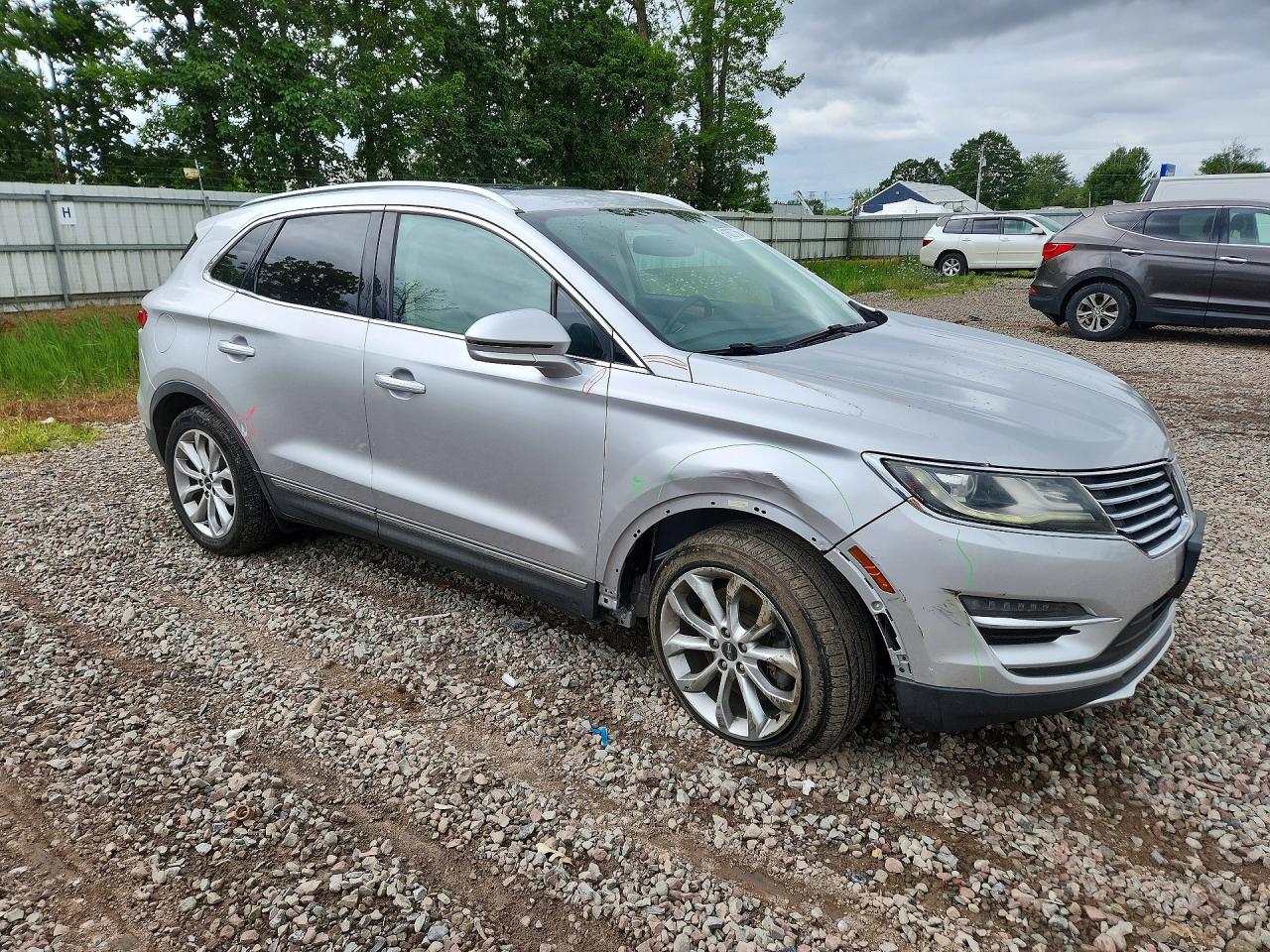 2015 Lincoln Mkc Silver vin: 5LMCJ2A92FUJ27054