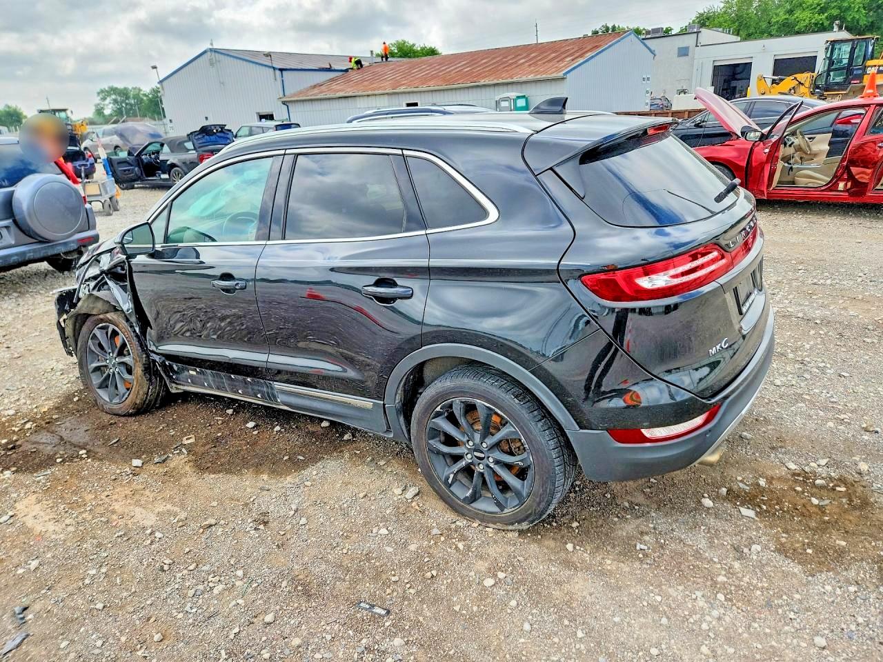 2015 Lincoln Mkc Black vin: 5LMCJ2A94FUJ28724