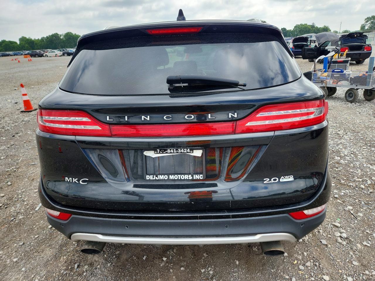 2015 Lincoln Mkc Black vin: 5LMCJ2A94FUJ28724