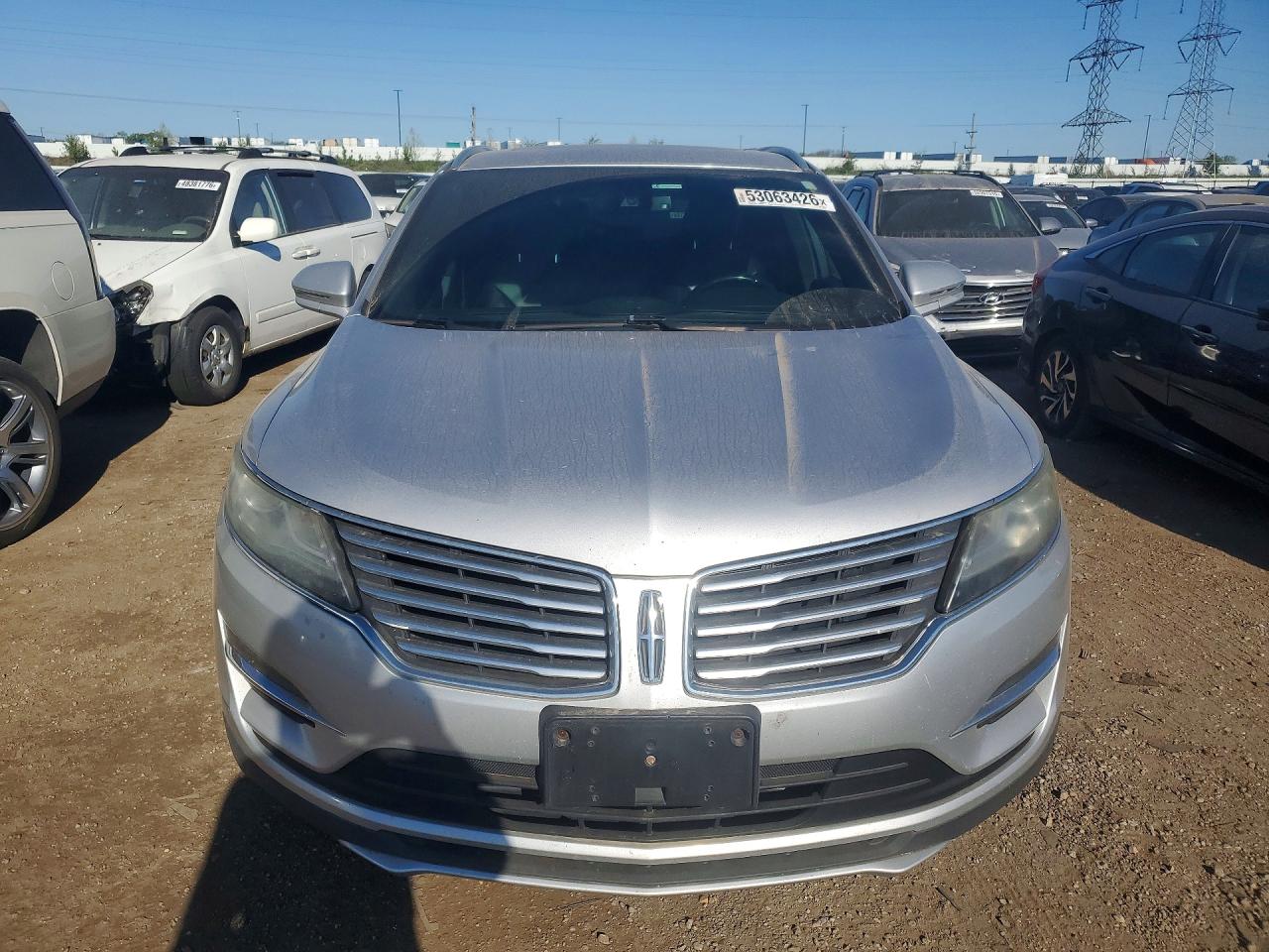 2015 Lincoln Mkc Silver vin: 5LMCJ2A94FUJ29484