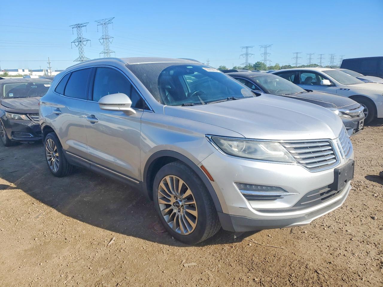 2015 Lincoln Mkc Silver vin: 5LMCJ2A94FUJ29484