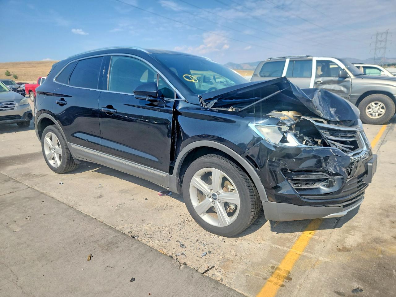 2015 Lincoln Mkc Black vin: 5LMCJ2A96FUJ41782