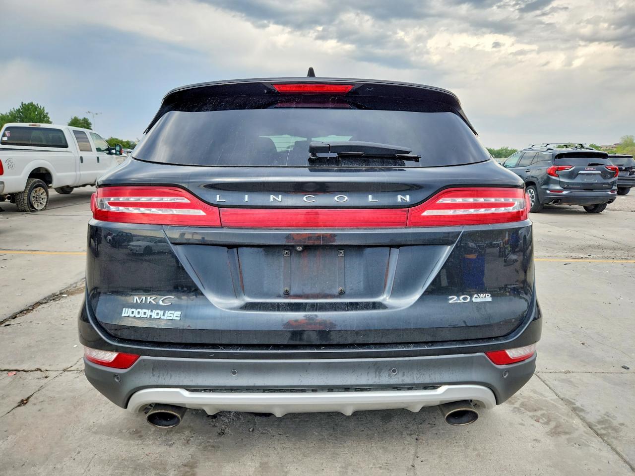 2015 Lincoln Mkc Black vin: 5LMCJ2A96FUJ41782