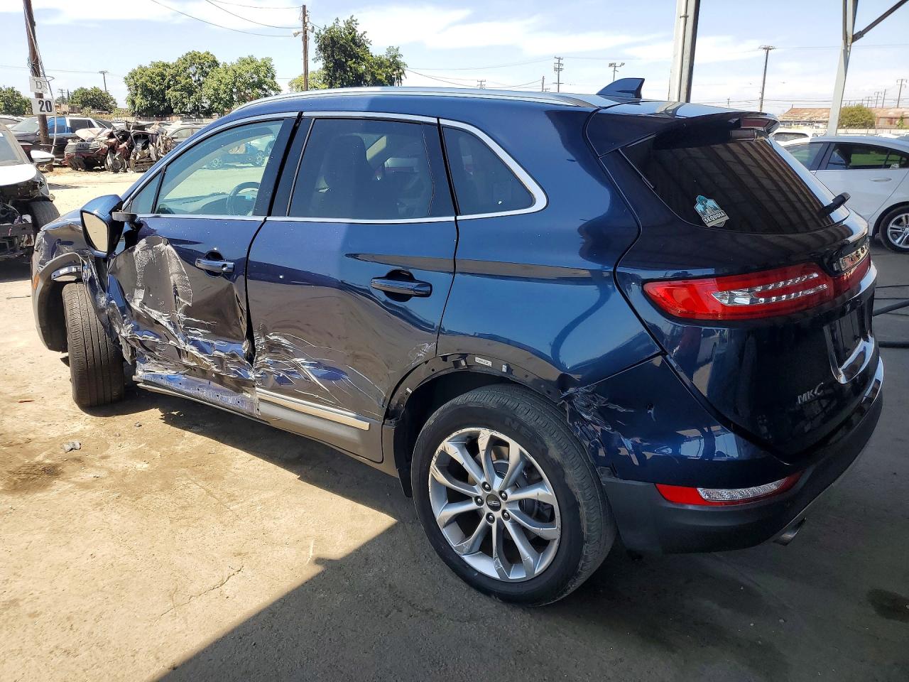 2015 Lincoln Mkc Синий vin: 5LMCJ2A97FUJ47929