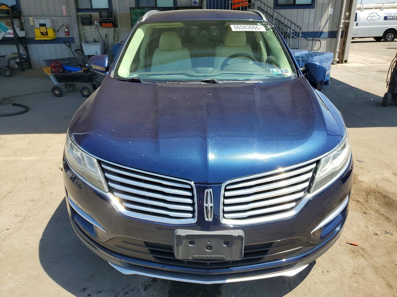 2015 Lincoln Mkc Синий vin: 5LMCJ2A97FUJ47929