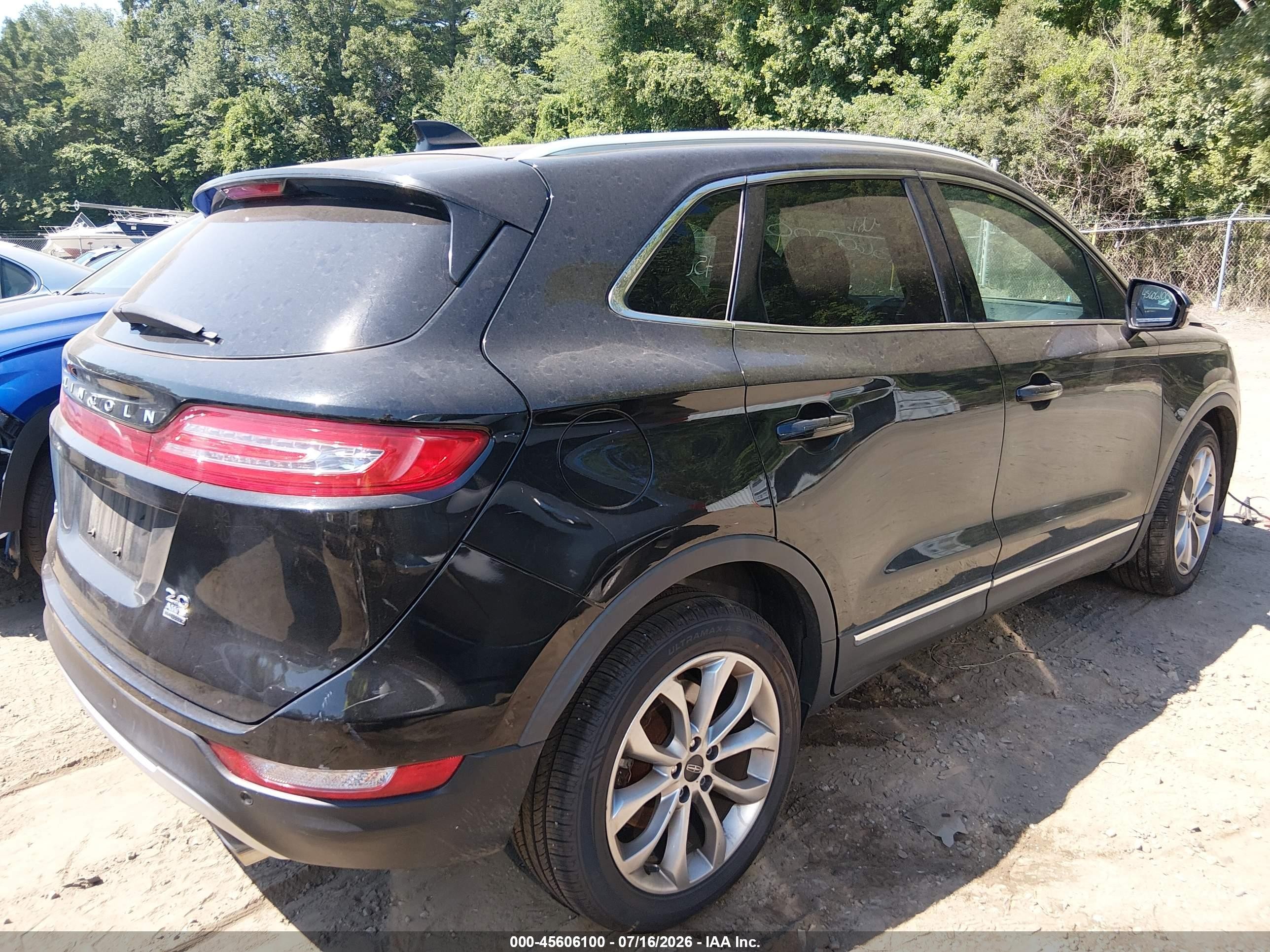 2015 Lincoln Mkc Black vin: 5LMCJ2A99FUJ41114