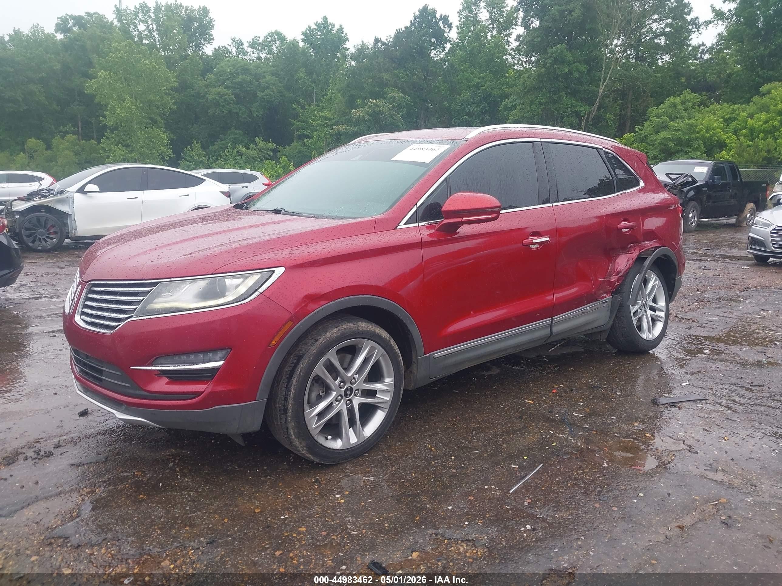 2015 Lincoln Mkc   Red vin: 5LMCJ2A99FUJ41629