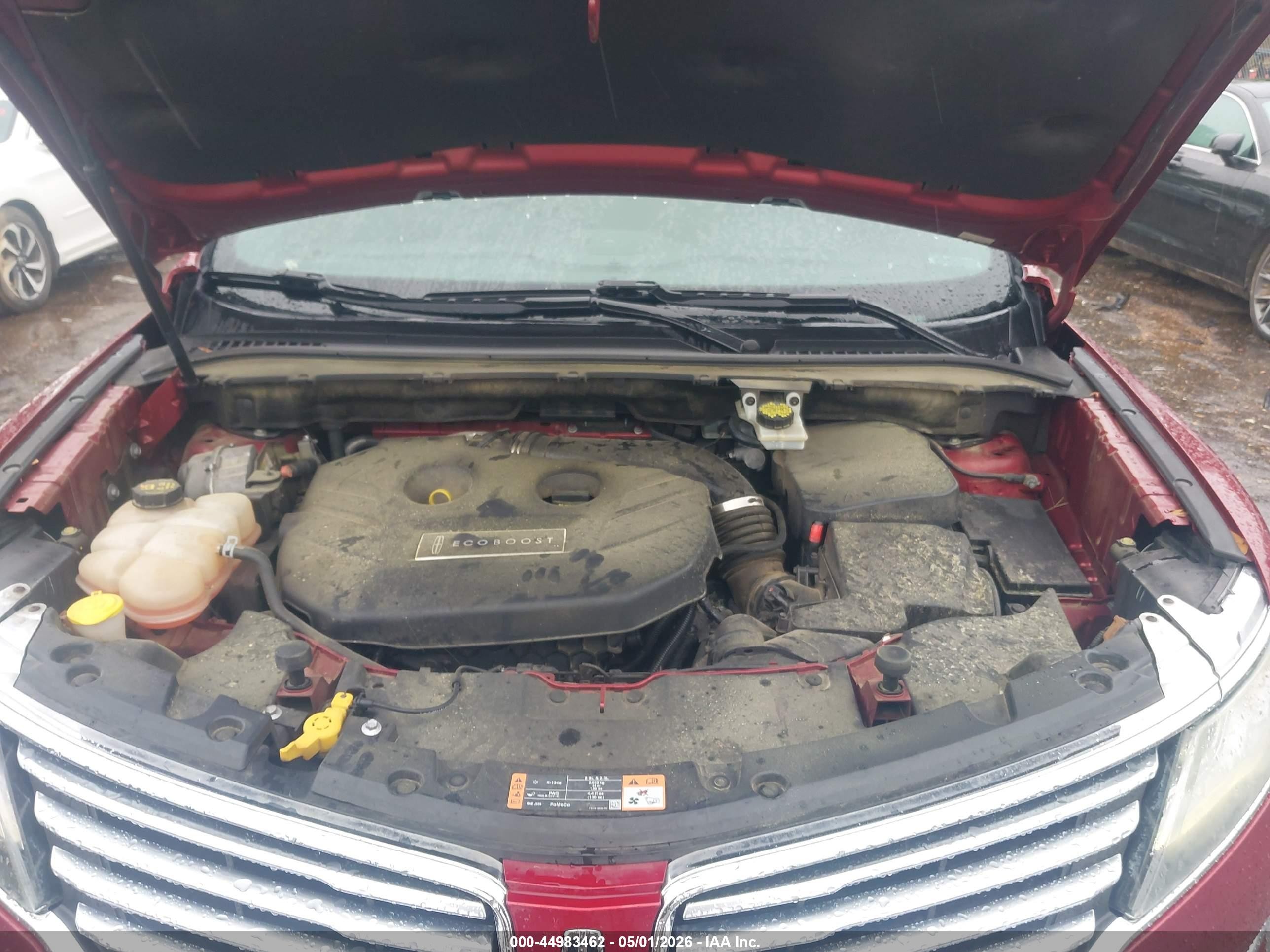 2015 Lincoln Mkc   Red vin: 5LMCJ2A99FUJ41629