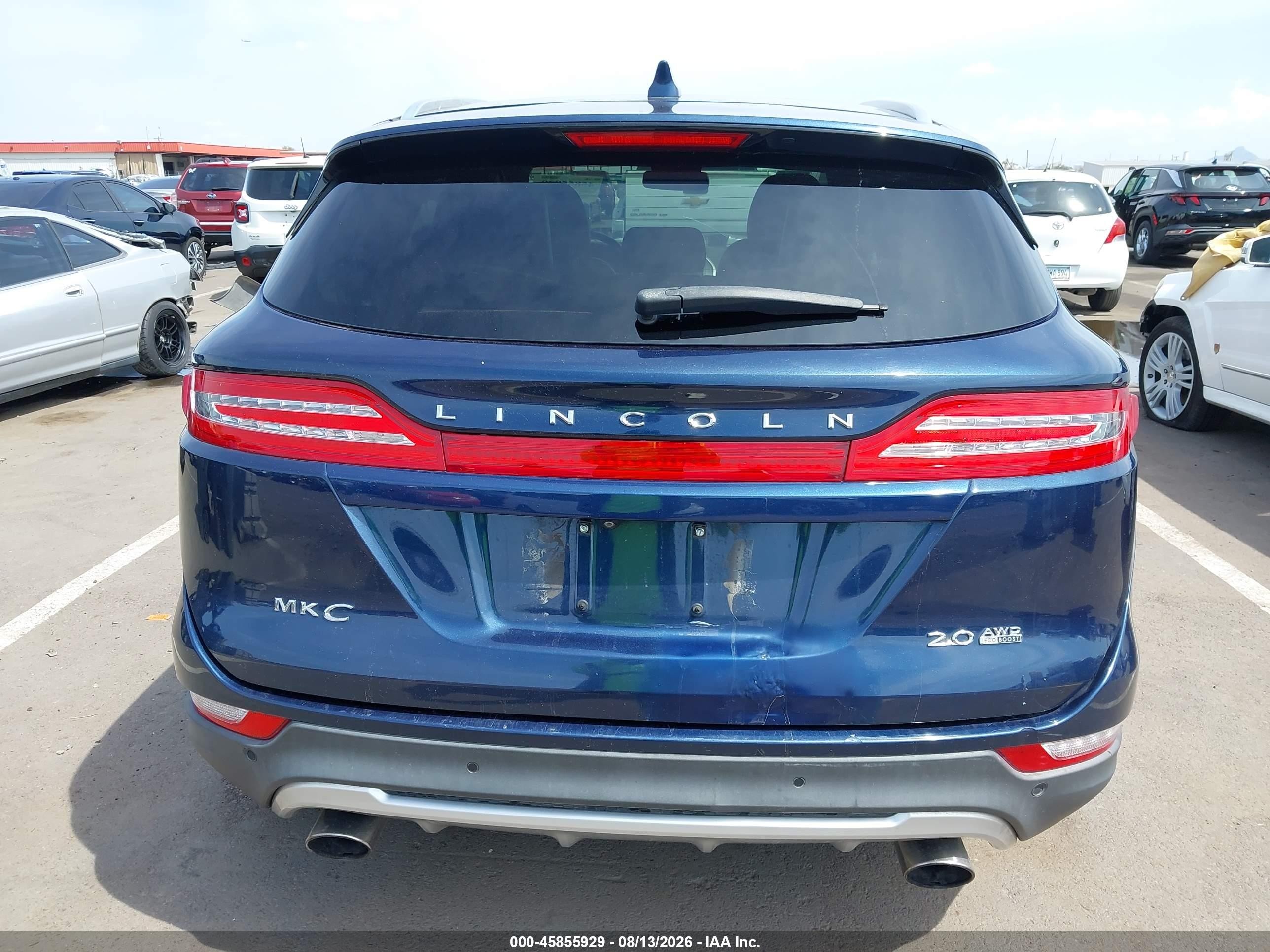 2015 Lincoln Mkc   Black vin: 5LMCJ2A9XFUJ00698