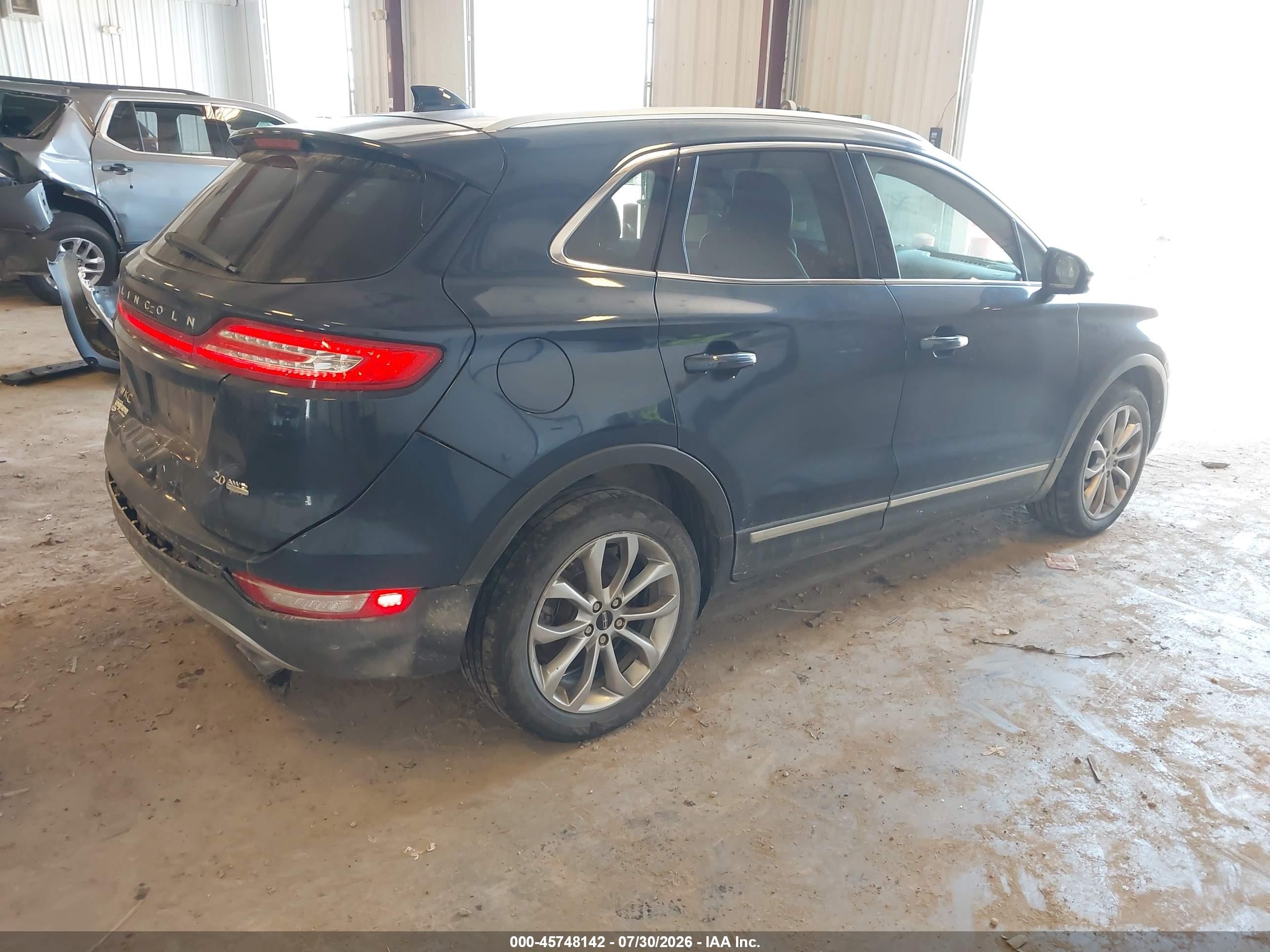 2015 Lincoln Mkc Navy vin: 5LMCJ2A9XFUJ41056