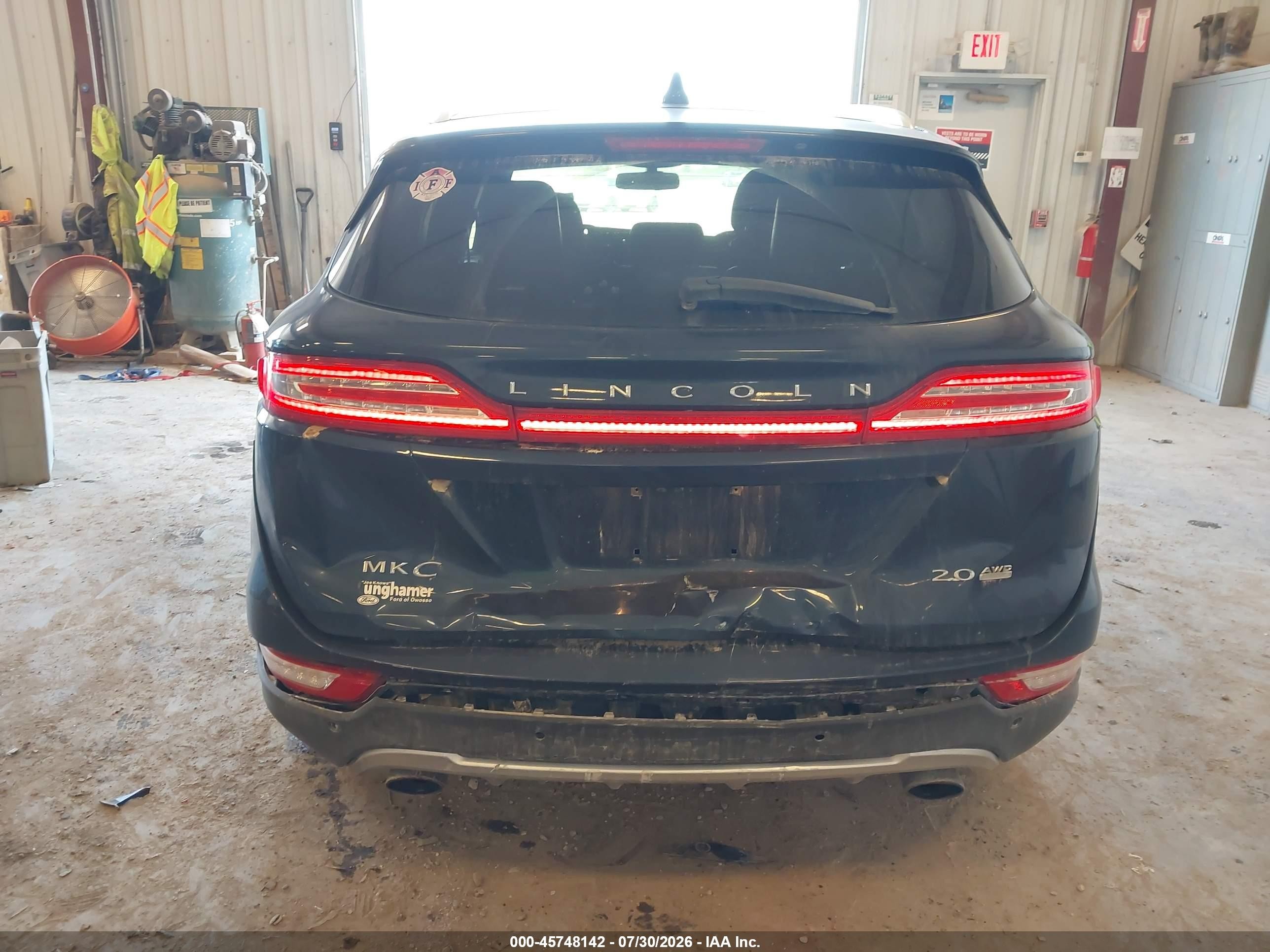 2015 Lincoln Mkc Navy vin: 5LMCJ2A9XFUJ41056