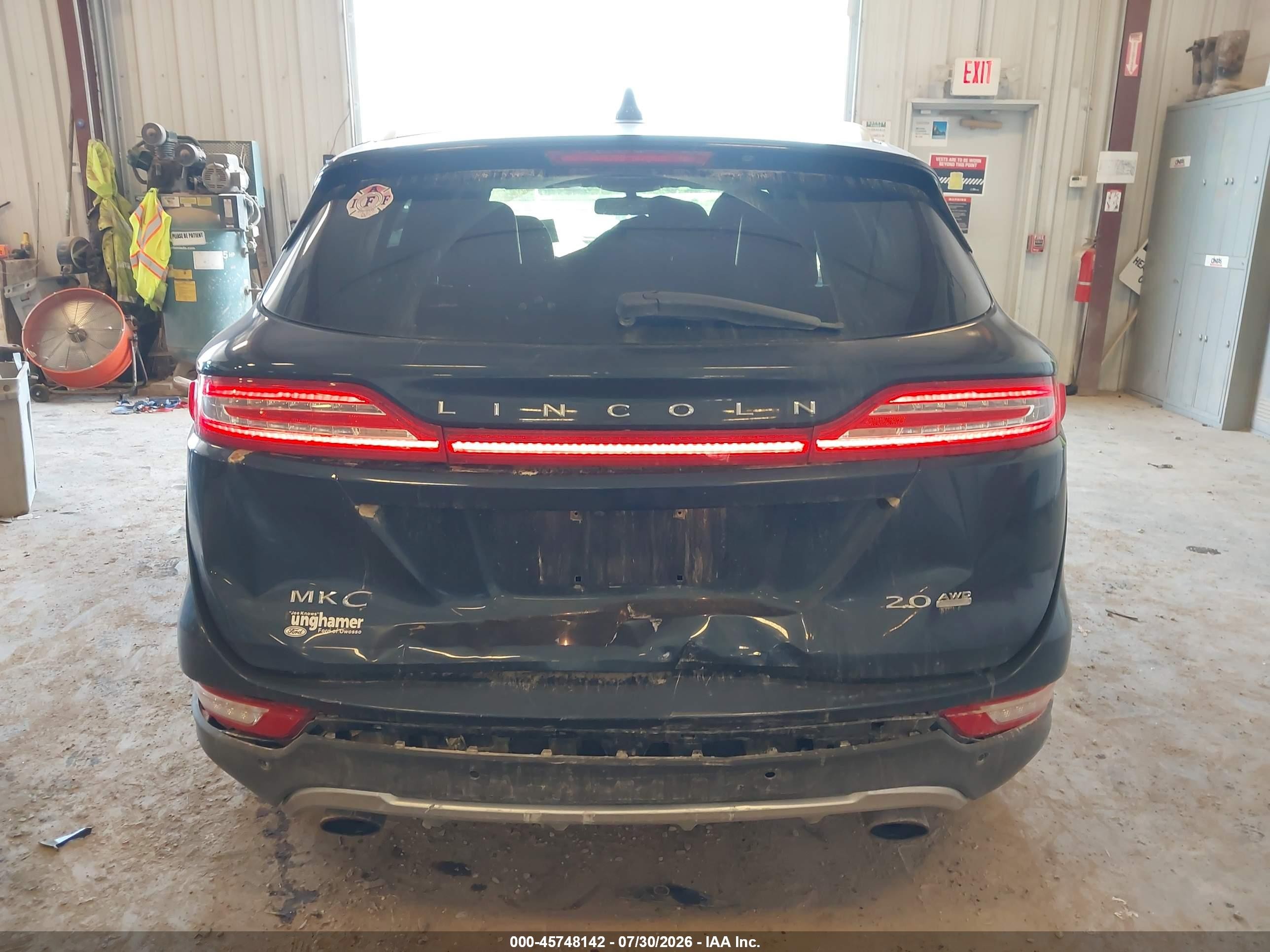 2015 Lincoln Mkc Navy vin: 5LMCJ2A9XFUJ41056