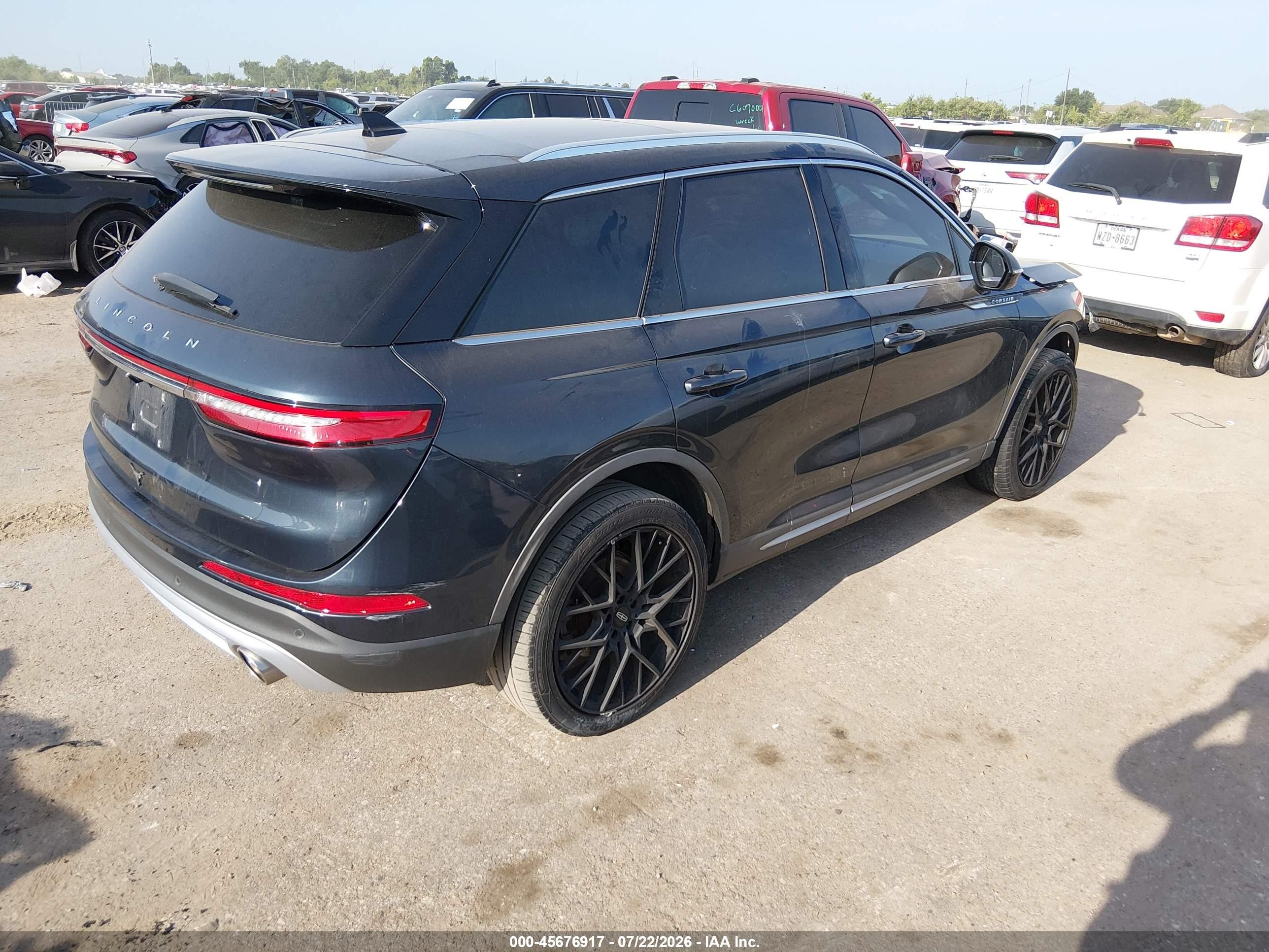 2020 Lincoln Corsair Reserve Серый vin: 5LMCJ2C92LUL11418