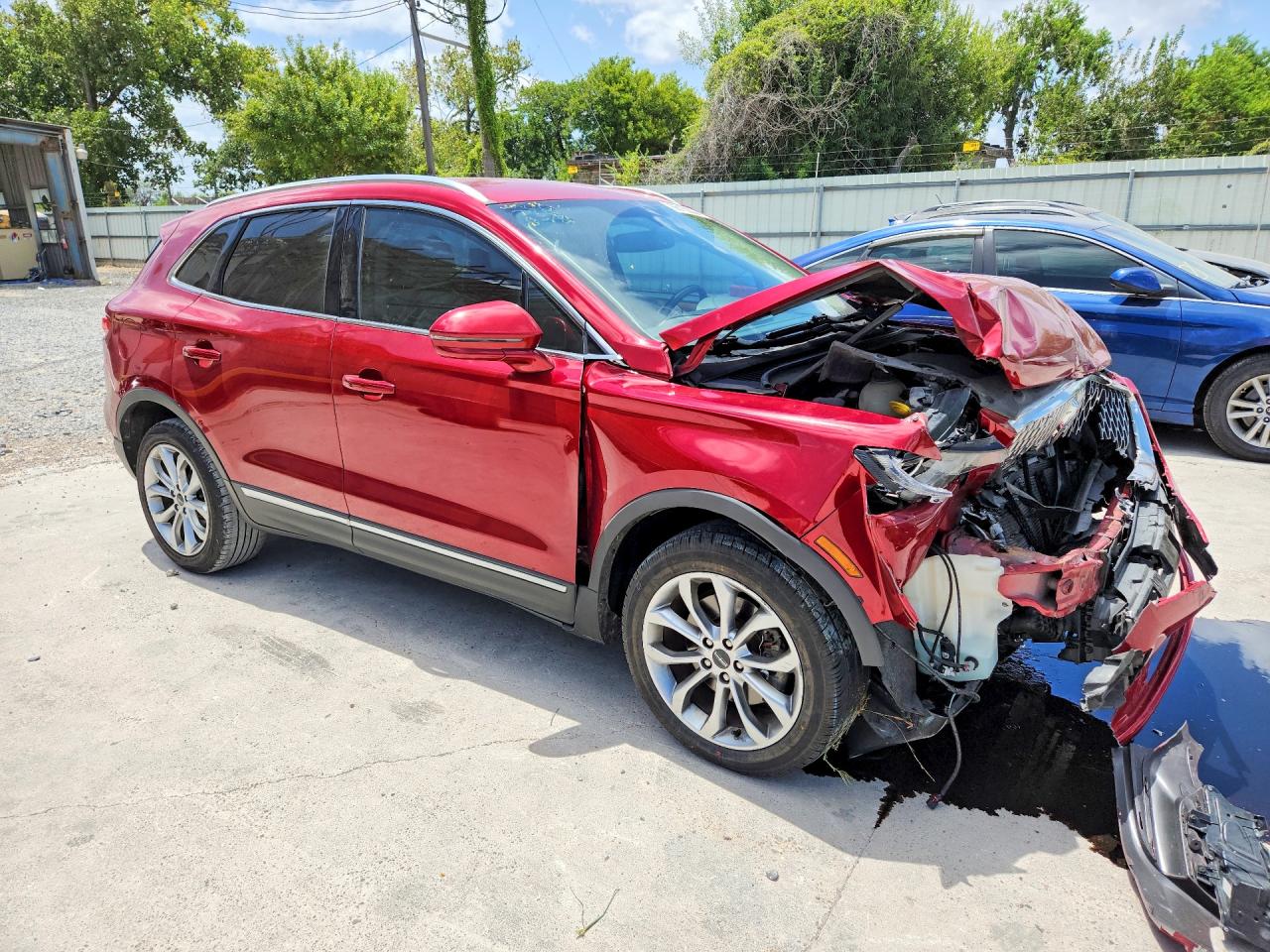 2019 Lincoln Mkc Select Maroon vin: 5LMCJ2C94KUL18711