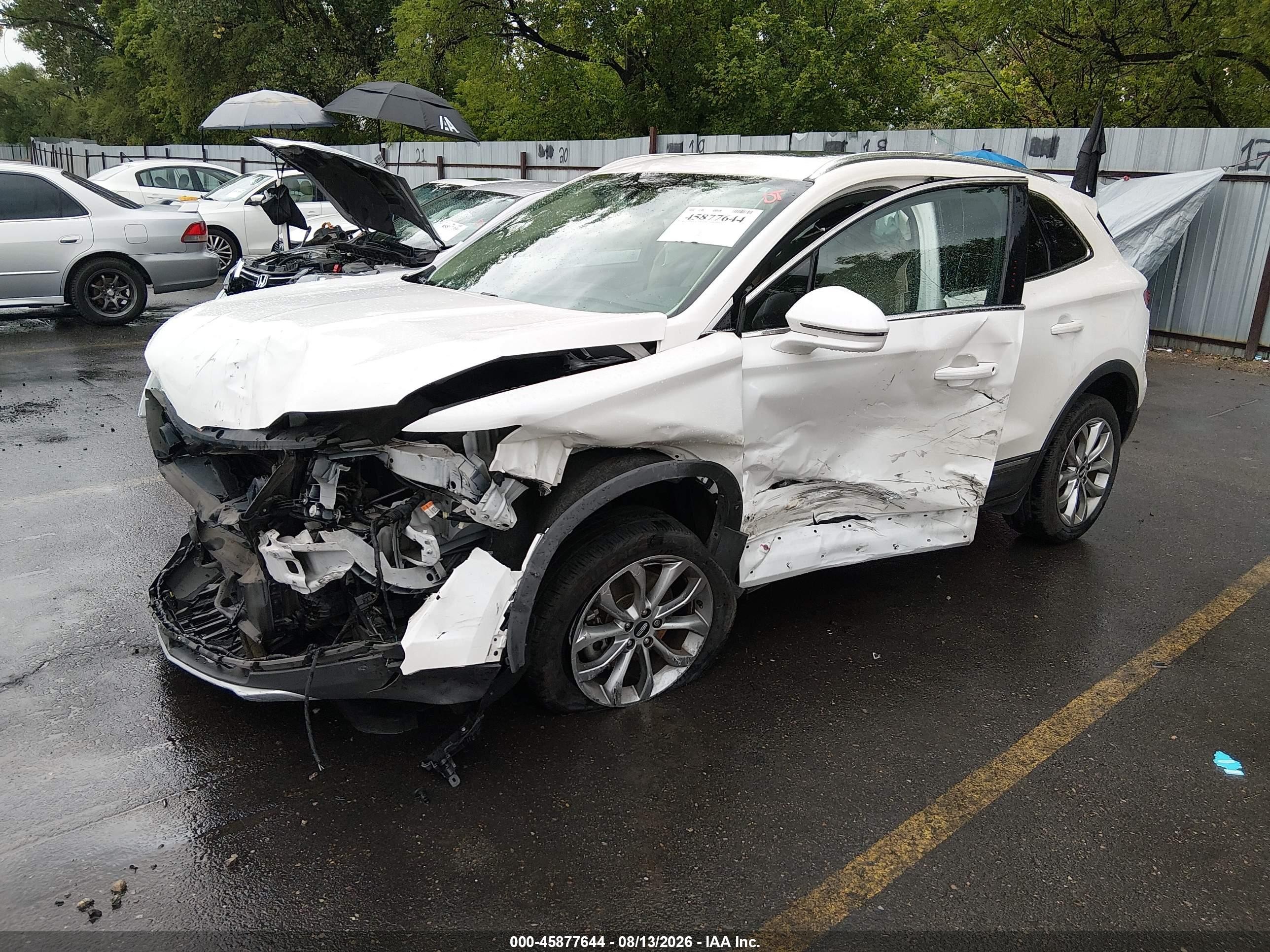 2018 Lincoln Mkc Select White vin: 5LMCJ2C97JUL12948