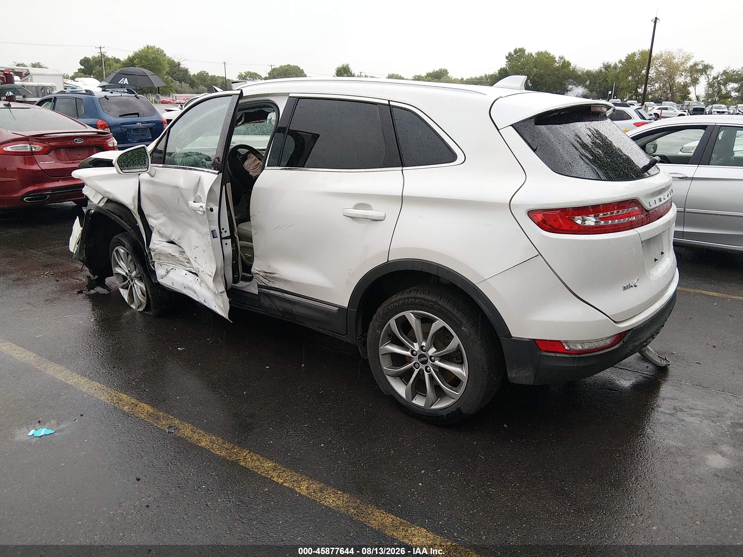 2018 Lincoln Mkc Select White vin: 5LMCJ2C97JUL12948