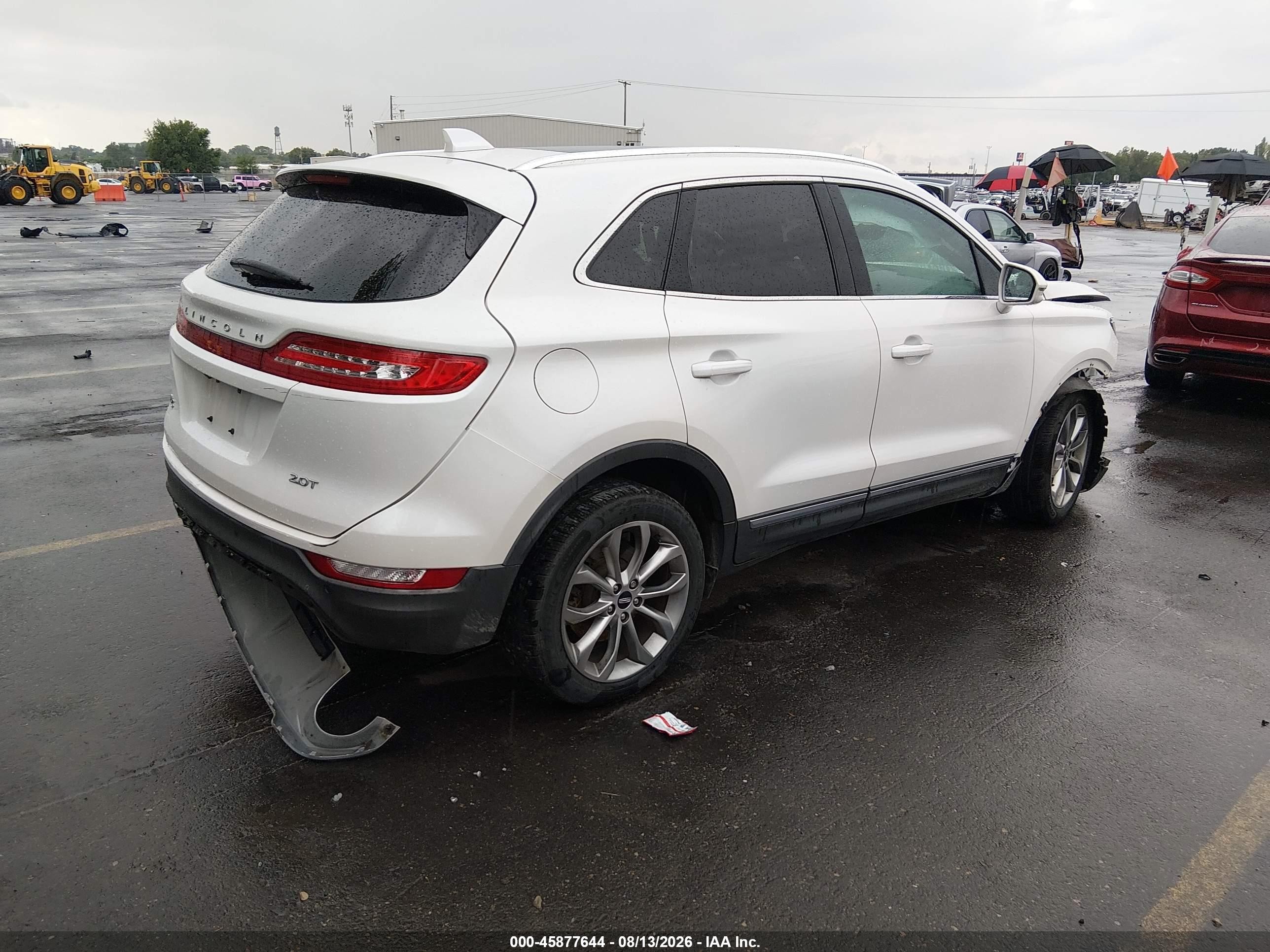 2018 Lincoln Mkc Select White vin: 5LMCJ2C97JUL12948