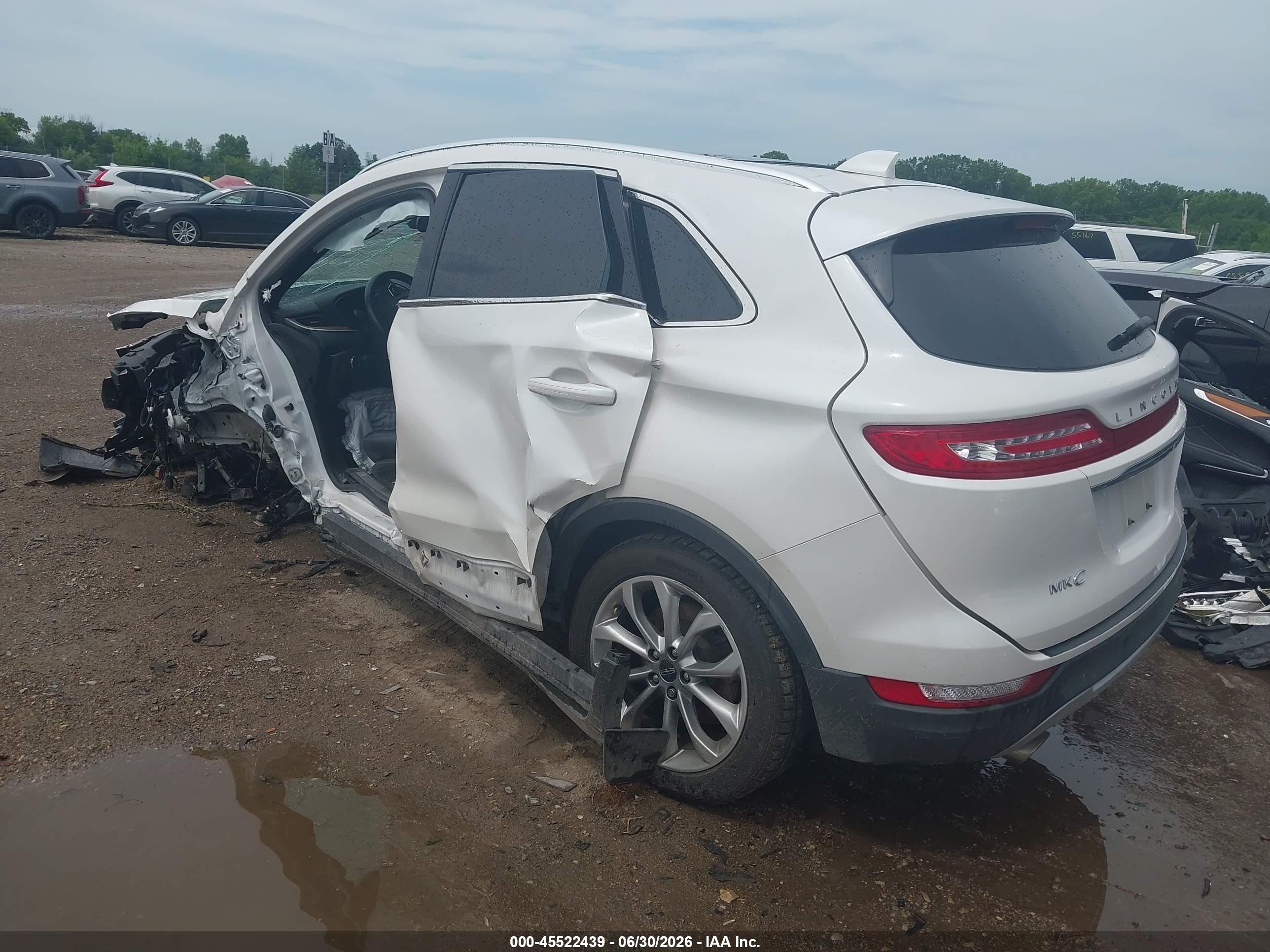 2019 Lincoln Mkc Select White vin: 5LMCJ2D93KUL43078