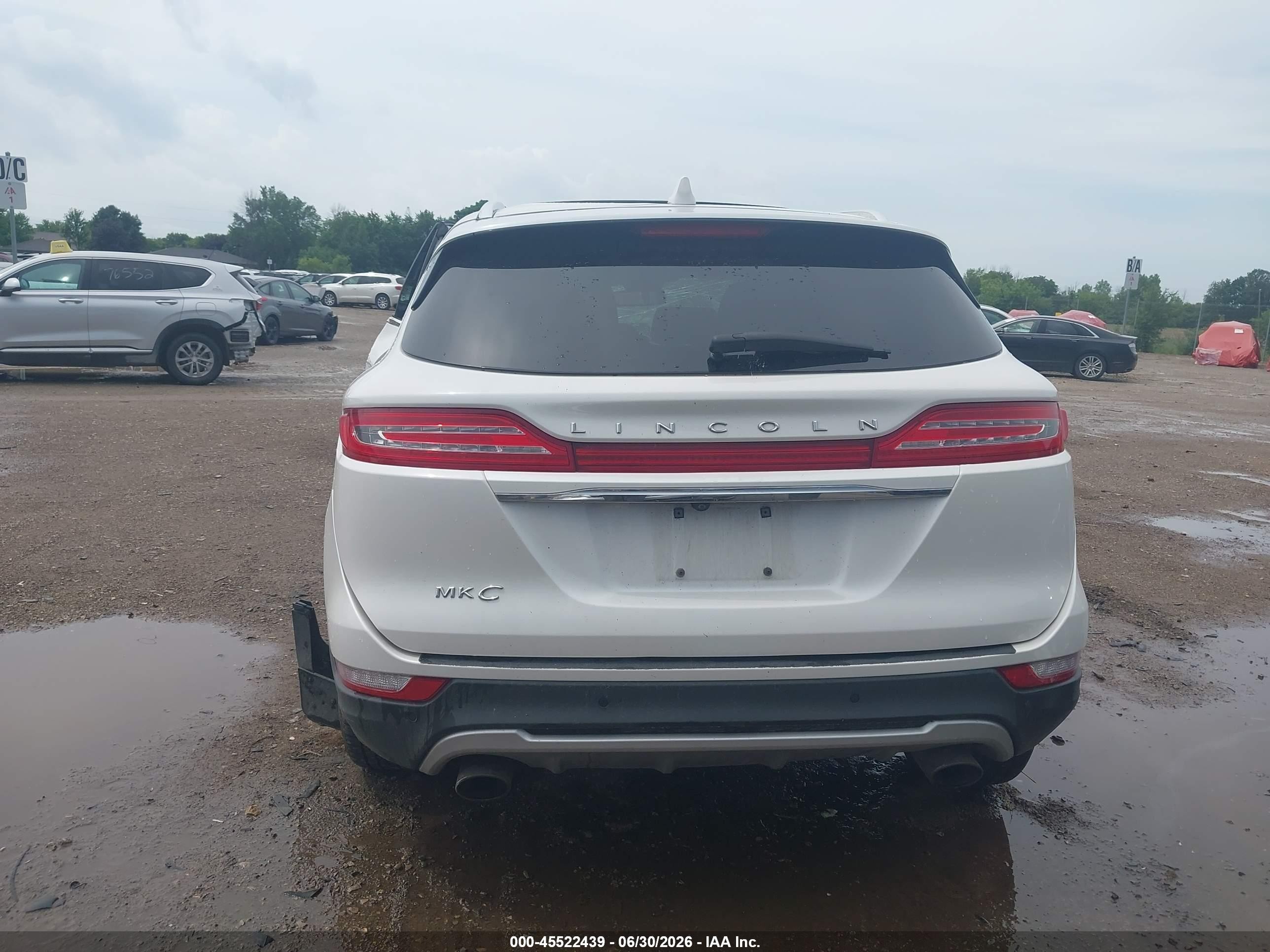 2019 Lincoln Mkc Select White vin: 5LMCJ2D93KUL43078