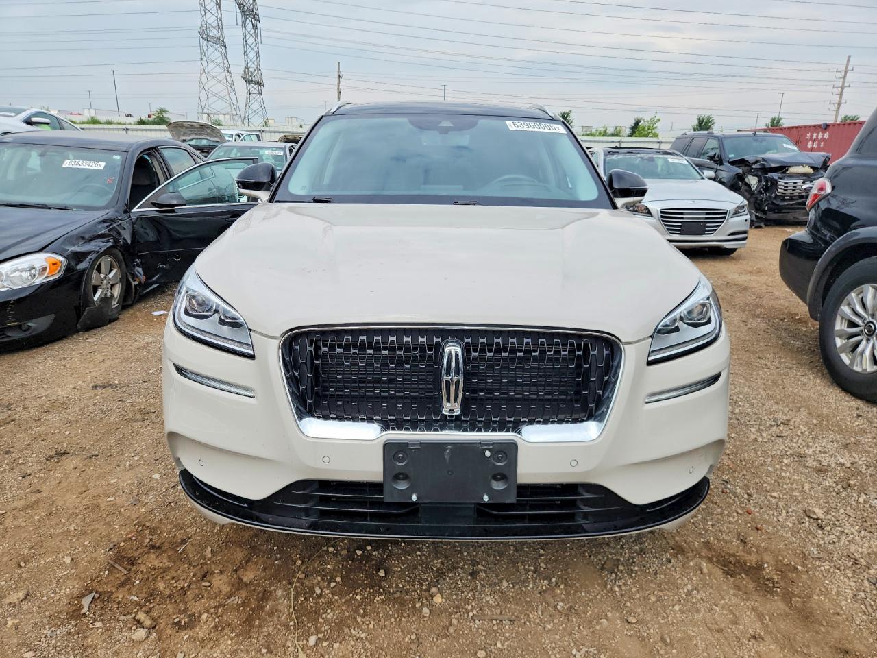 2022 Lincoln Corsair Reserve White vin: 5LMCJ2DH5NUL06657