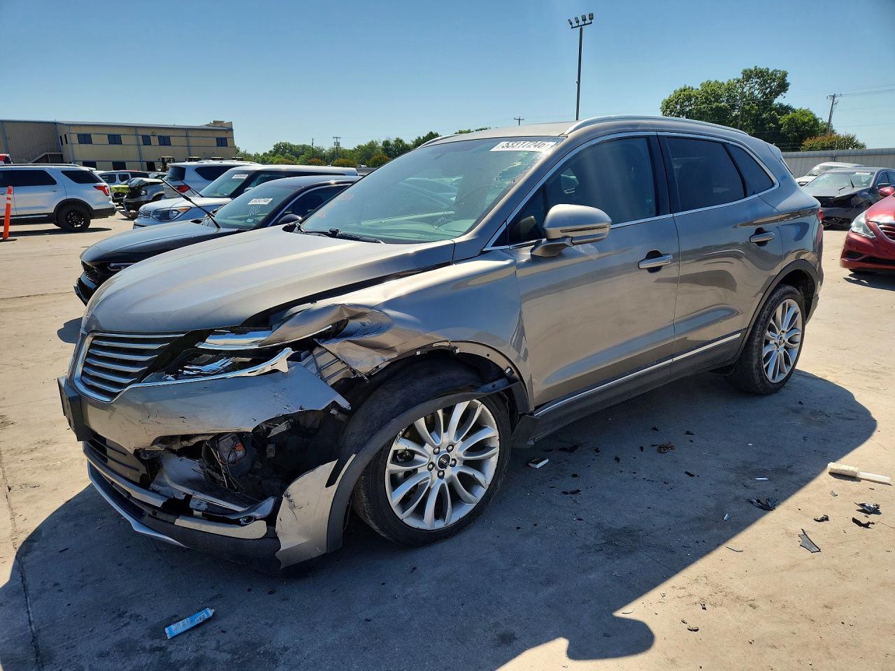2016 Lincoln Mkc Reserve Gray vin: 5LMCJ3C91GUJ11206