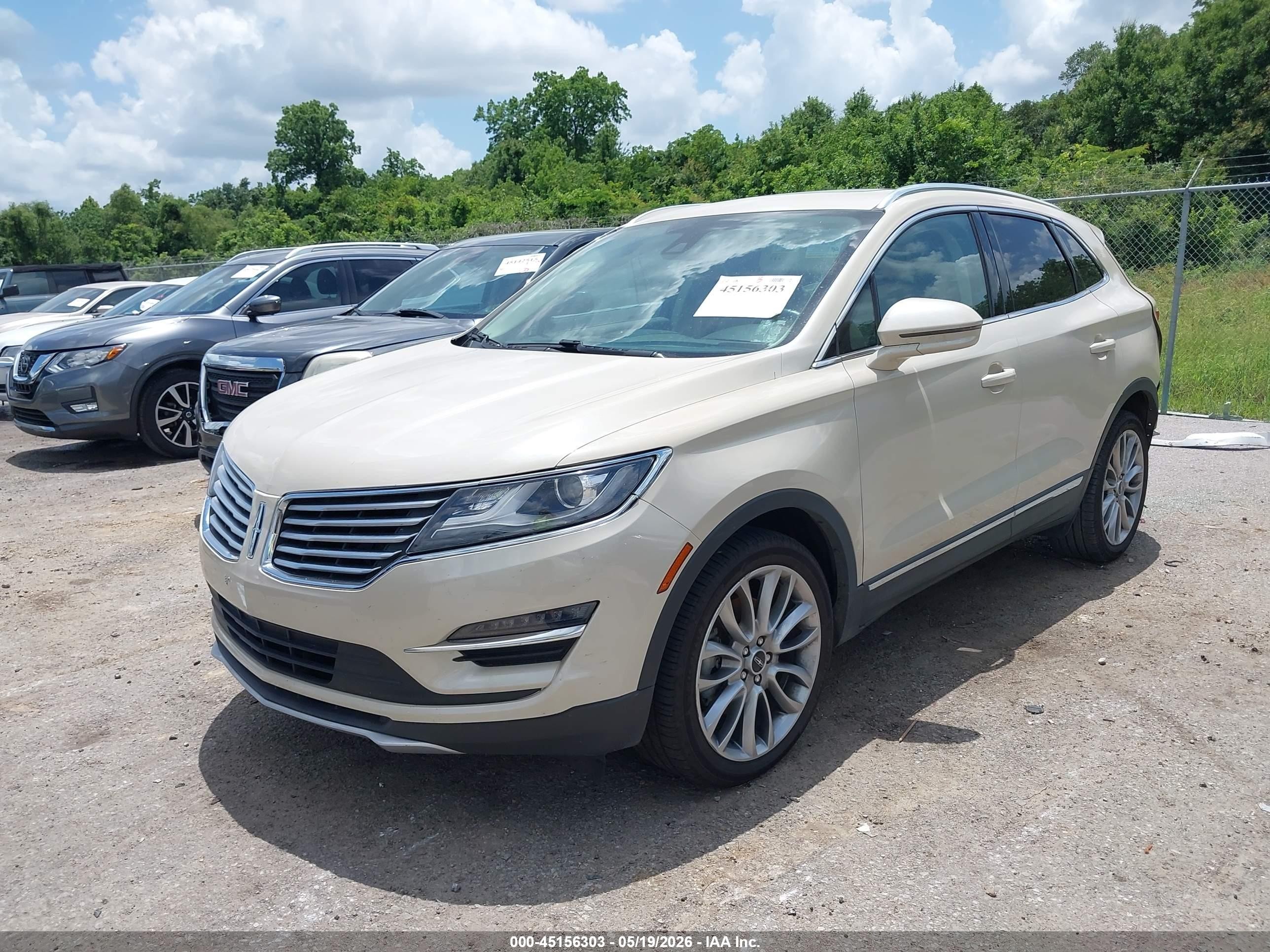2018 Lincoln Mkc Reserve Beige vin: 5LMCJ3C98JUL01320