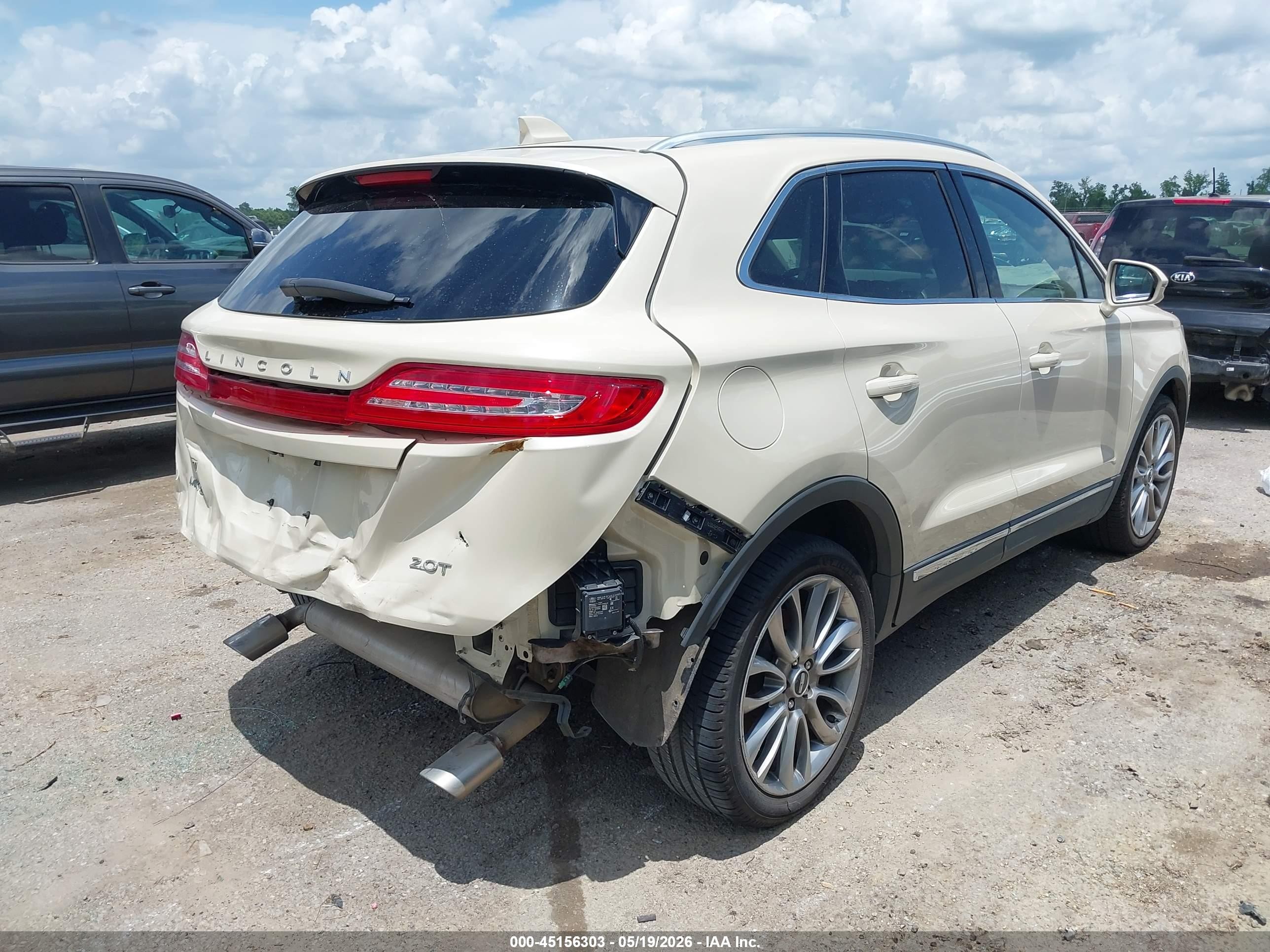 2018 Lincoln Mkc Reserve Beige vin: 5LMCJ3C98JUL01320