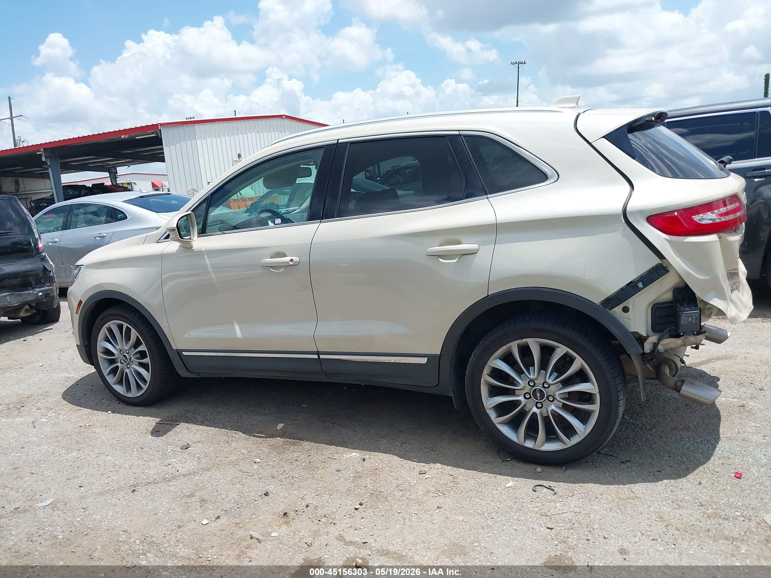 2018 Lincoln Mkc Reserve Beige vin: 5LMCJ3C98JUL01320