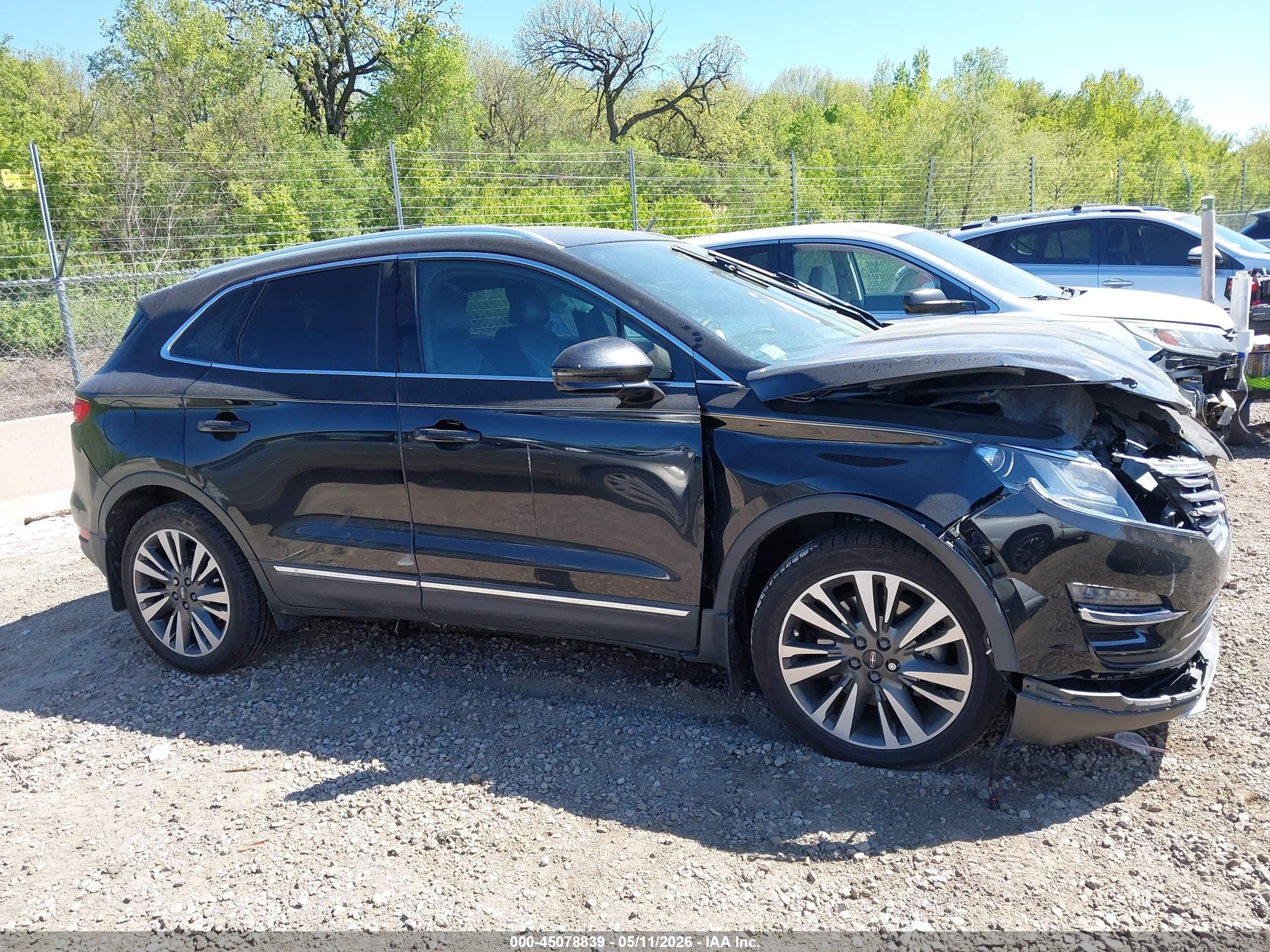2017 Lincoln Mkc Reserve Black vin: 5LMCJ3D93HUL69047