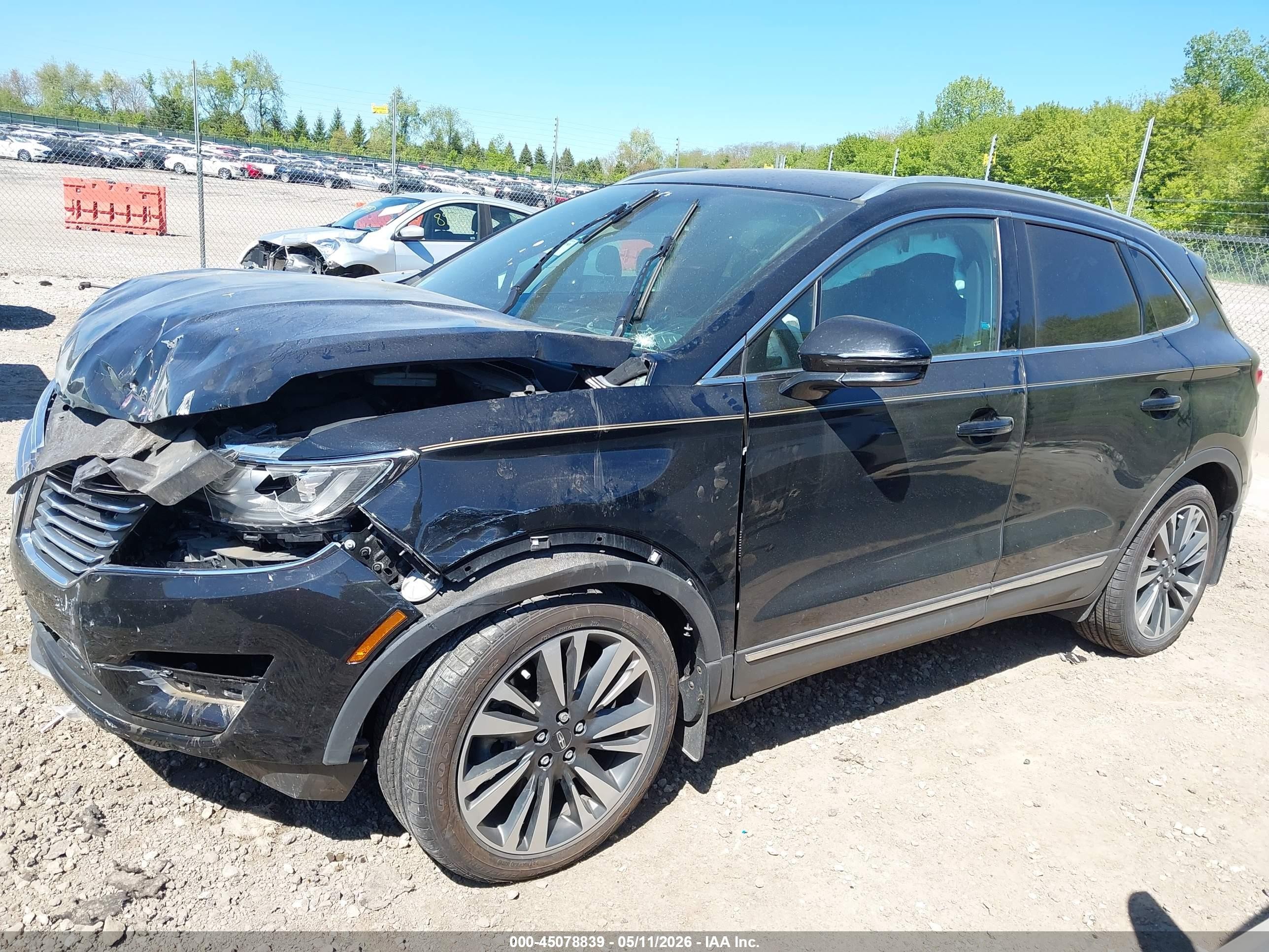 2017 Lincoln Mkc Reserve Black vin: 5LMCJ3D93HUL69047